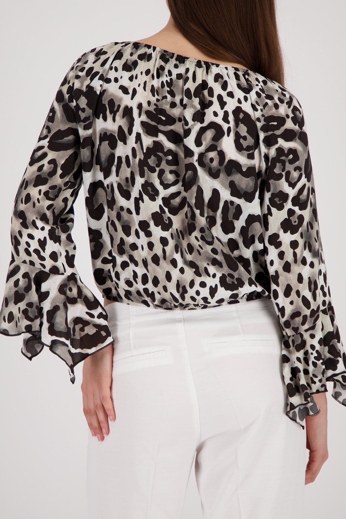 Monari Damen Blusen Coffee Gemu