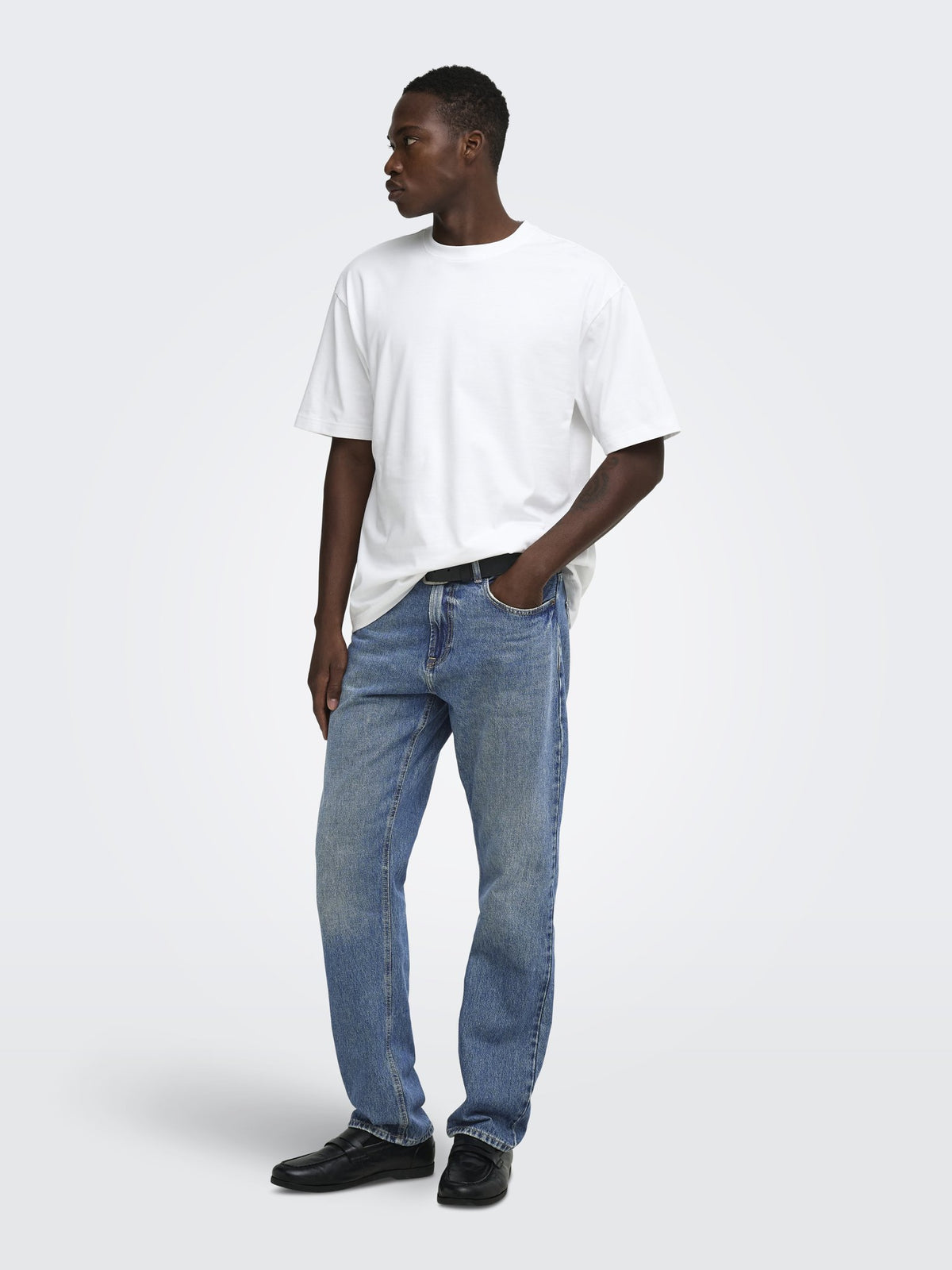 Only & Sons Herren Jeans Dark Medium Blu