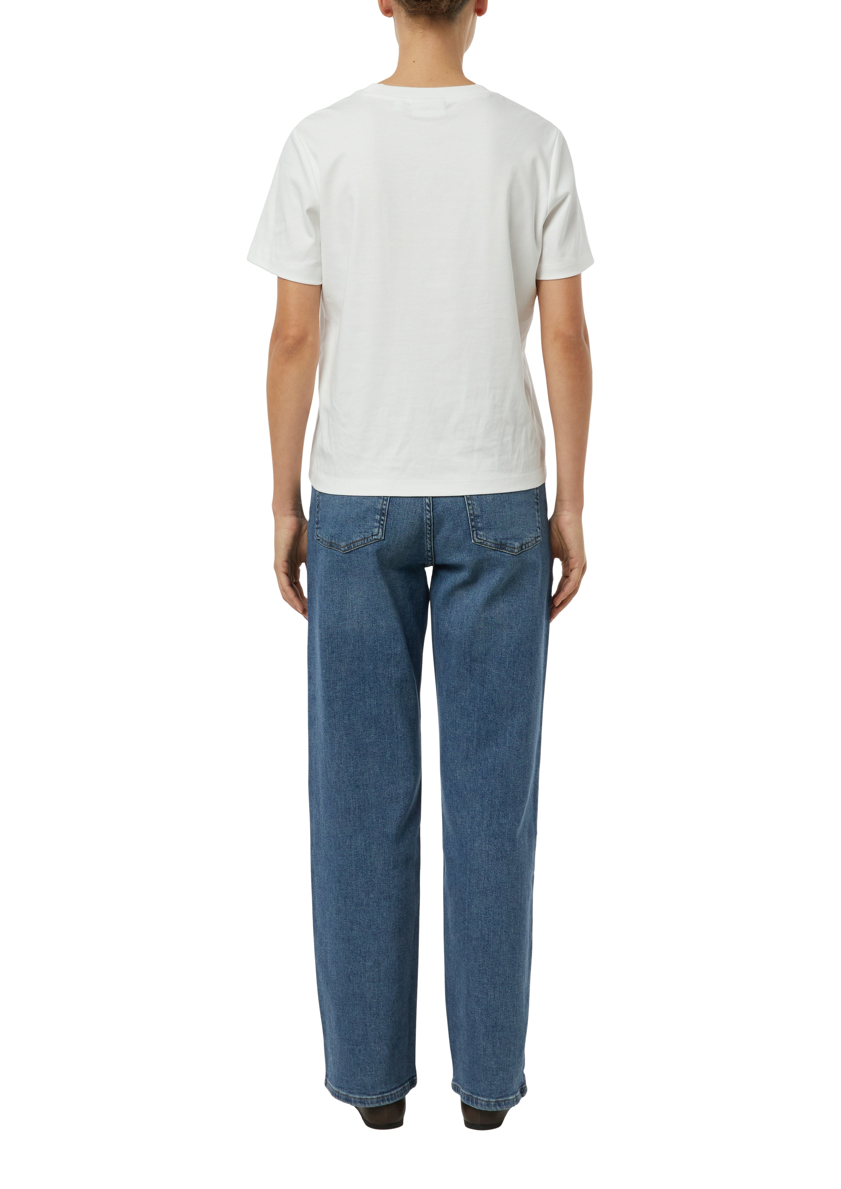 Comma Damen T-Shirts  White