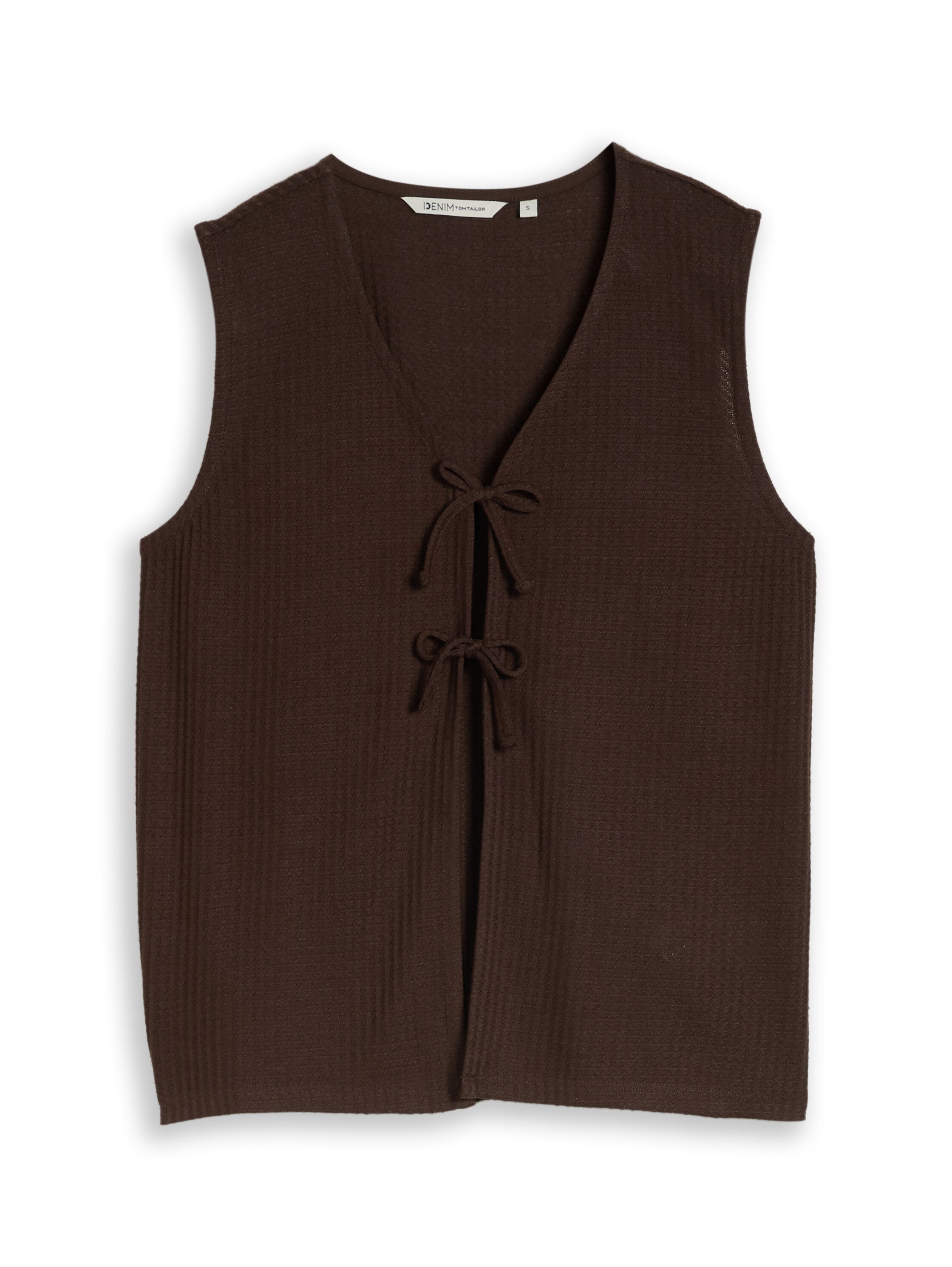 Tom Tailor denim Damen T-Shirts Cool Dark Brown