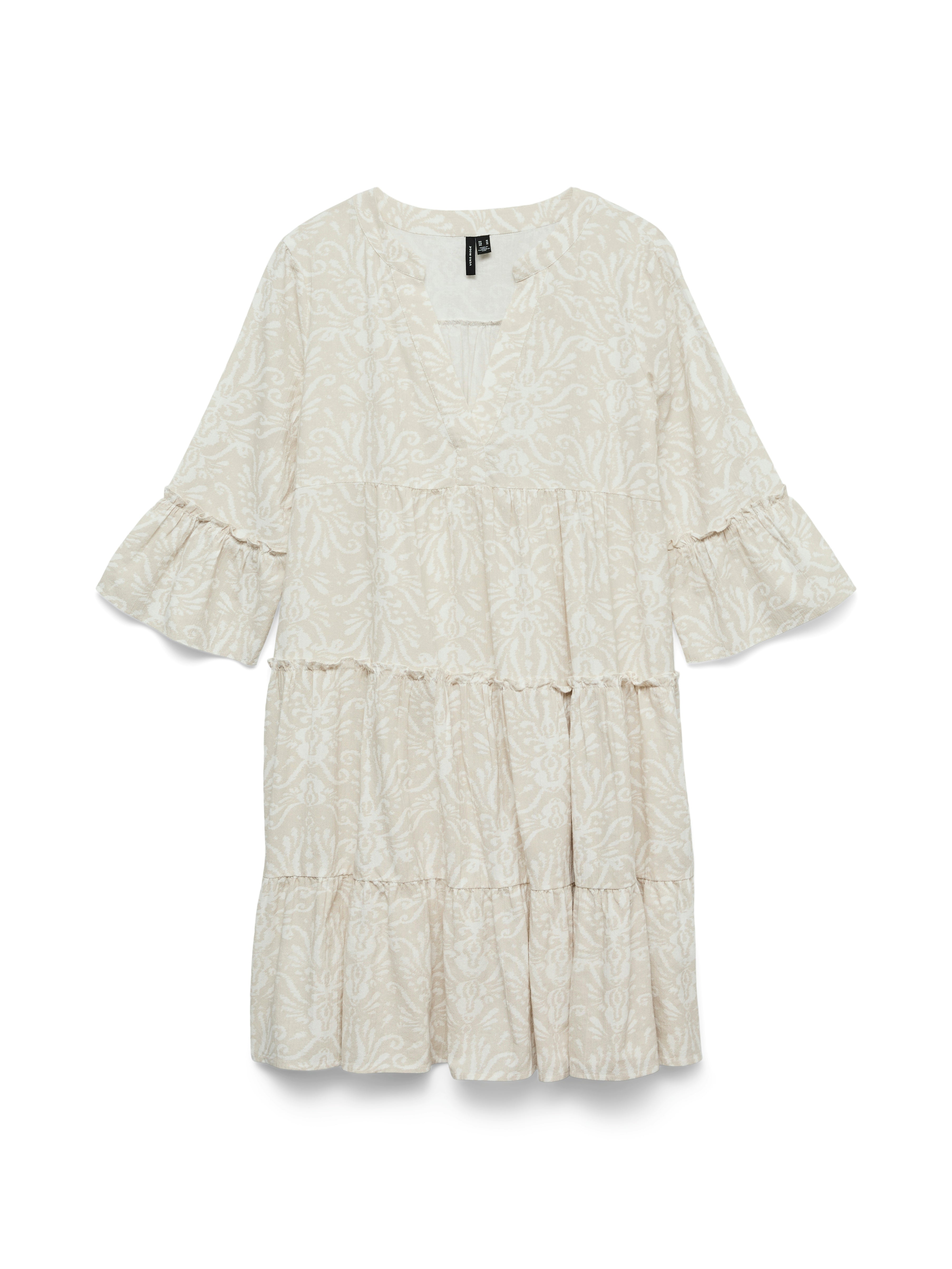 Vero Moda Damen Kleider Pumice Stone/Al