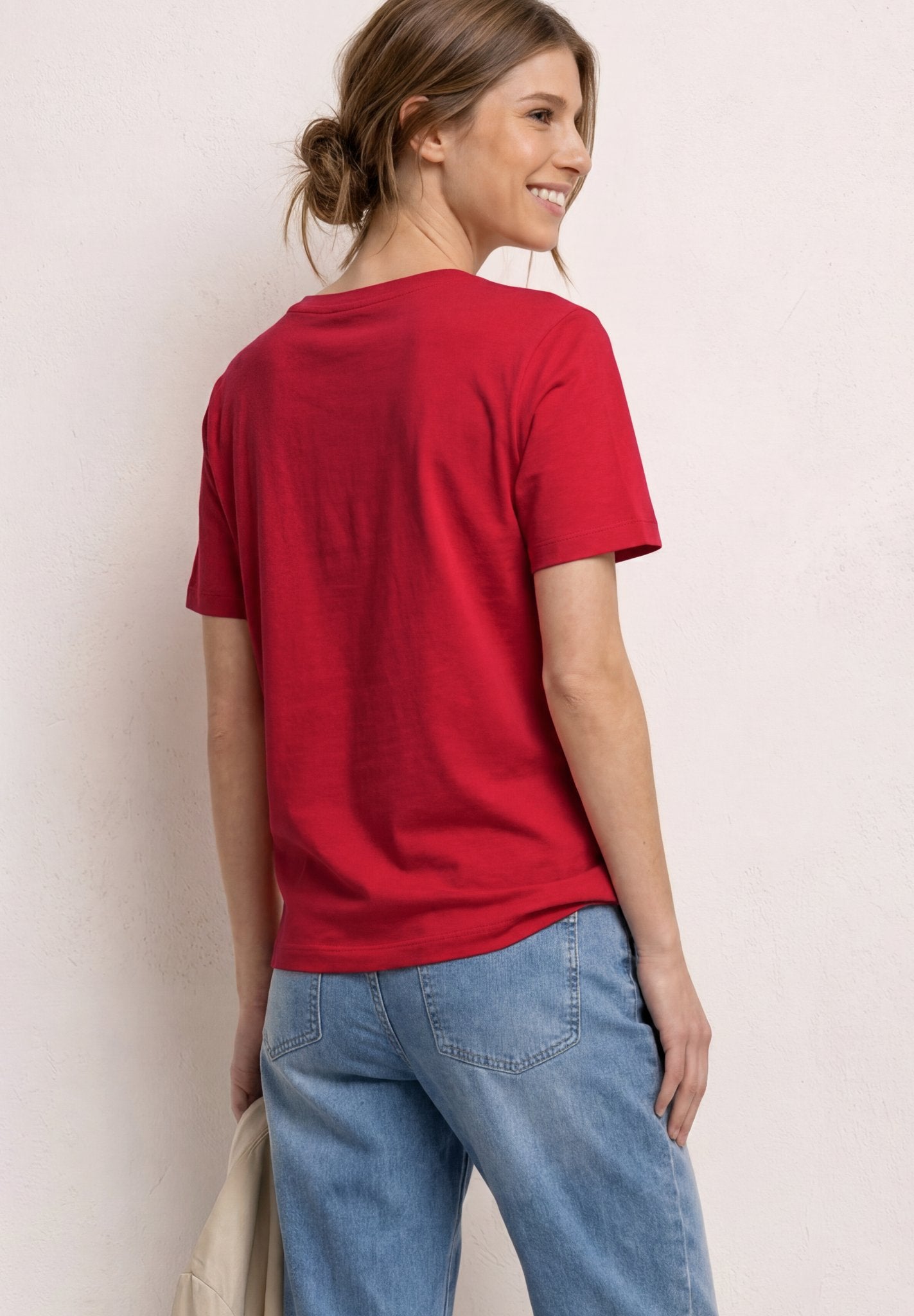 Street One Damen T-Shirts Salsa Red