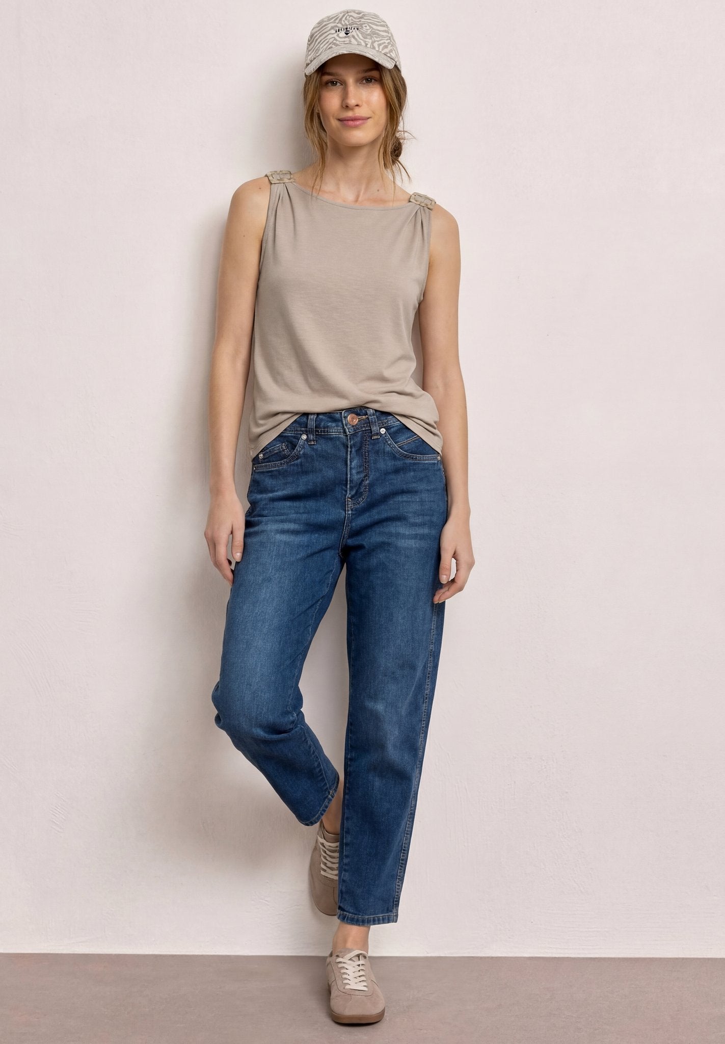 Street One Damen T-Shirts  Clay Sand