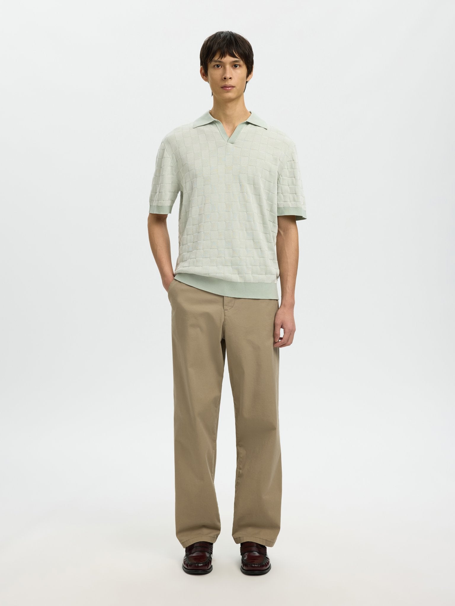 Selected homme Herren Polo-Shirts  Aqua
