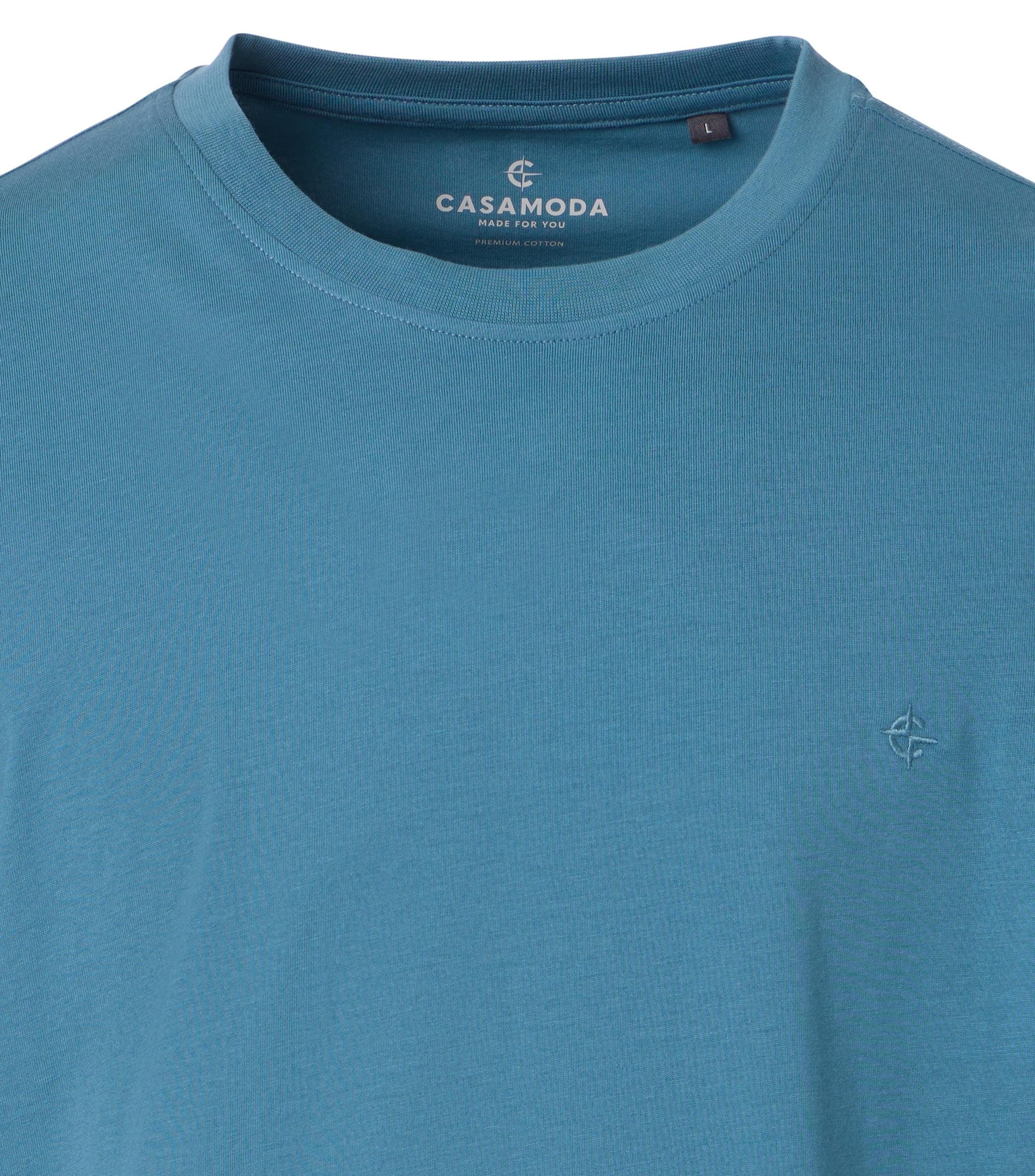 Casa Moda Herren T-Shirts kurz  Aqua Bis Pe