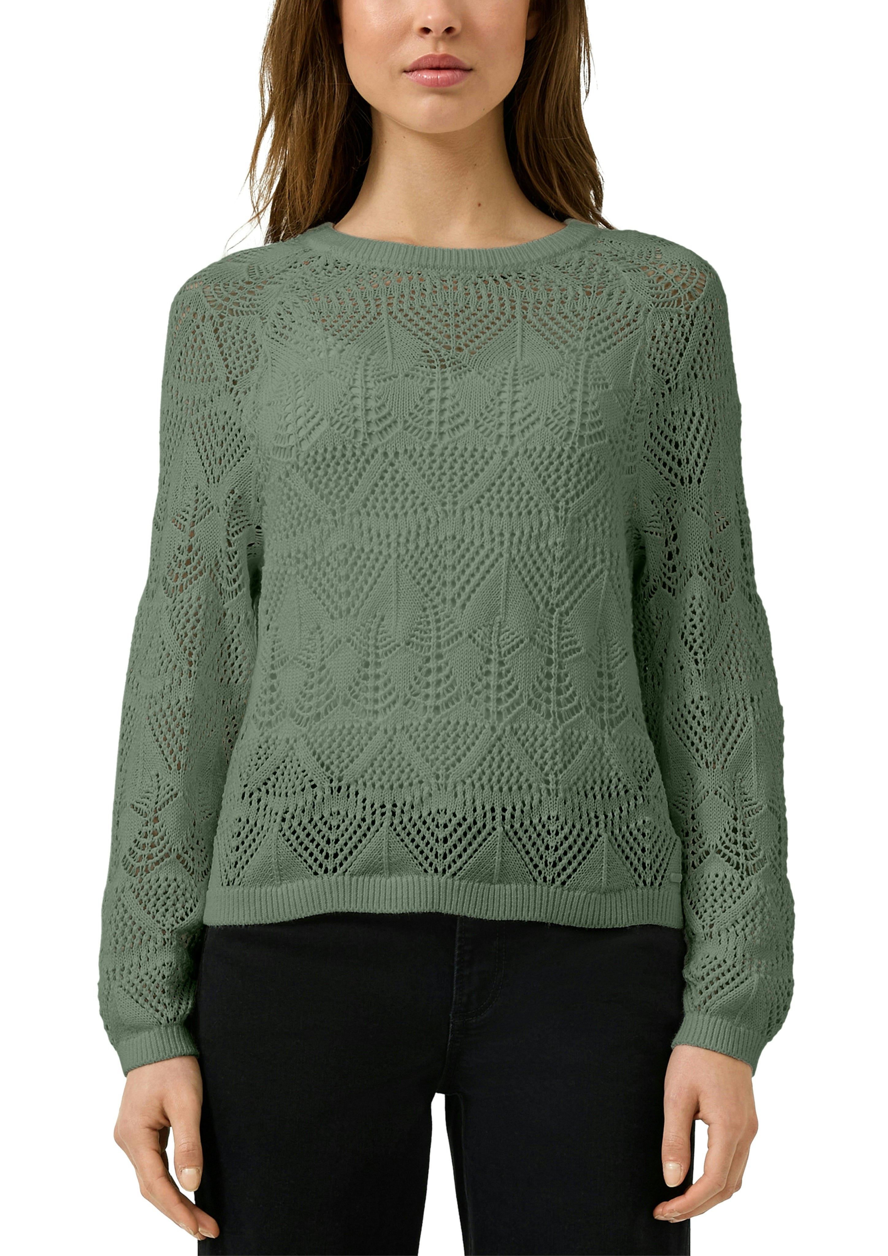 QS by S.Oliver Damen Pullover Green