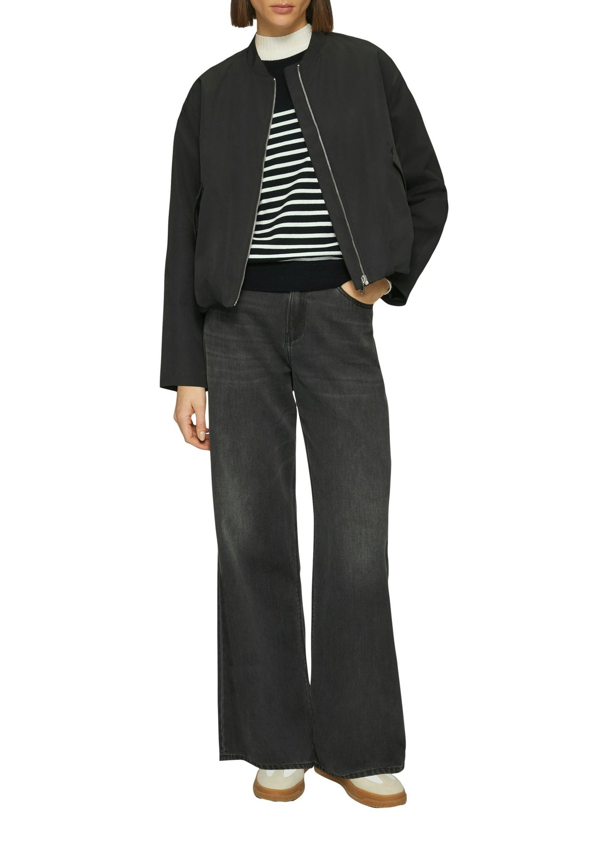 S. Oliver red Damen Pullover G Grey/Black