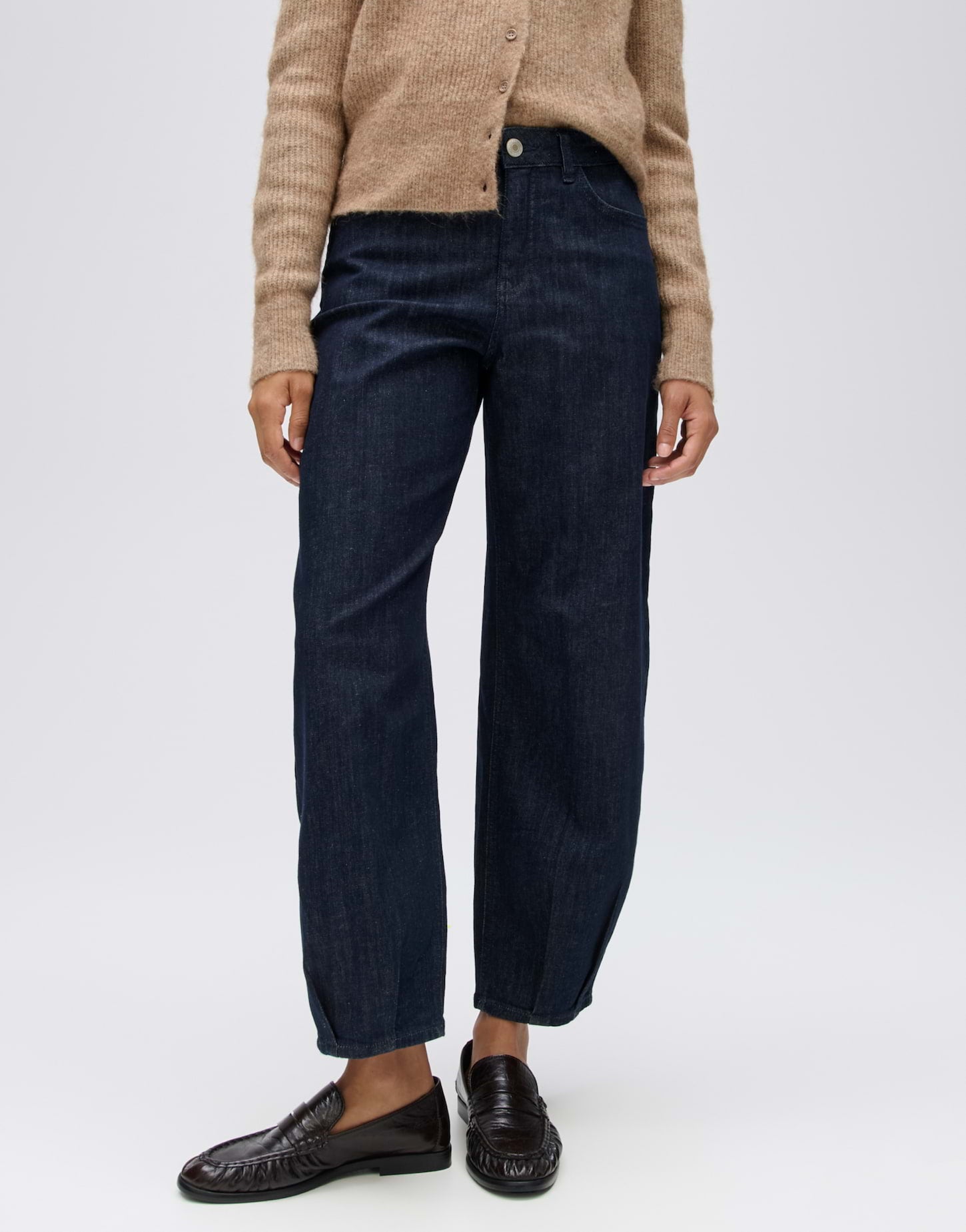 Opus Damen Jeans Rinsed Blue