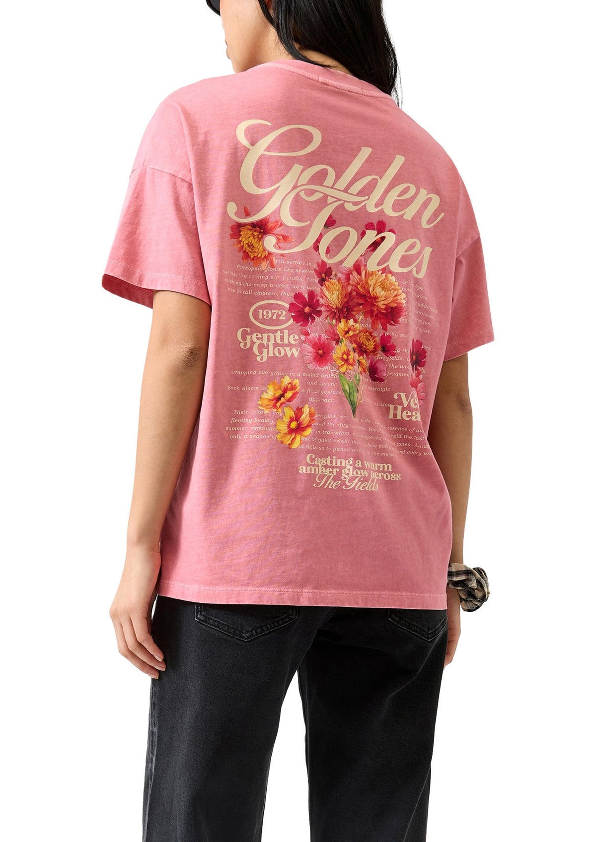 QS by S.Oliver Damen T-Shirts D Lilac/Pink