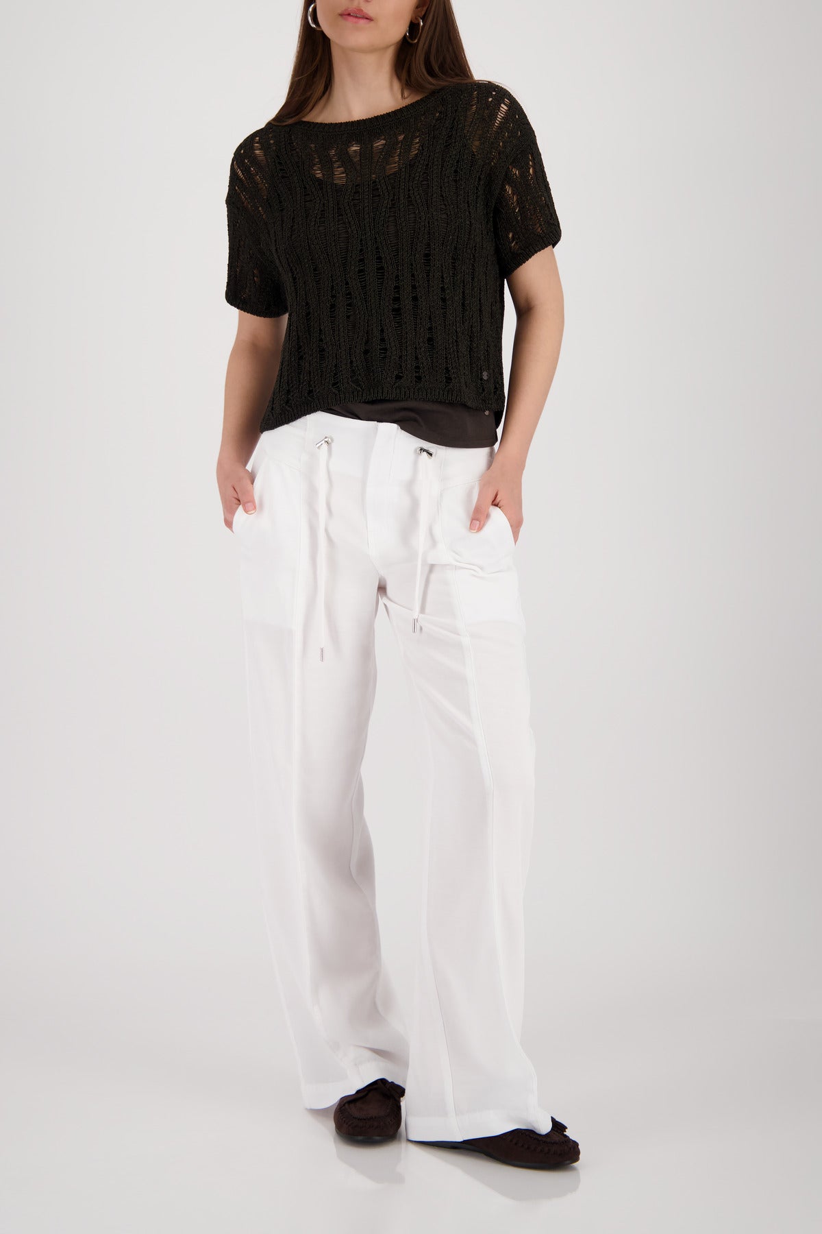 Monari Damen Pullover  Coffee