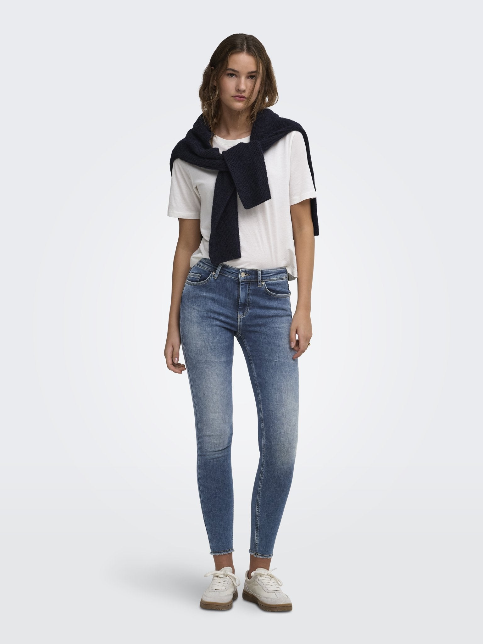 Only Damen Jeans Dark Blue Denim