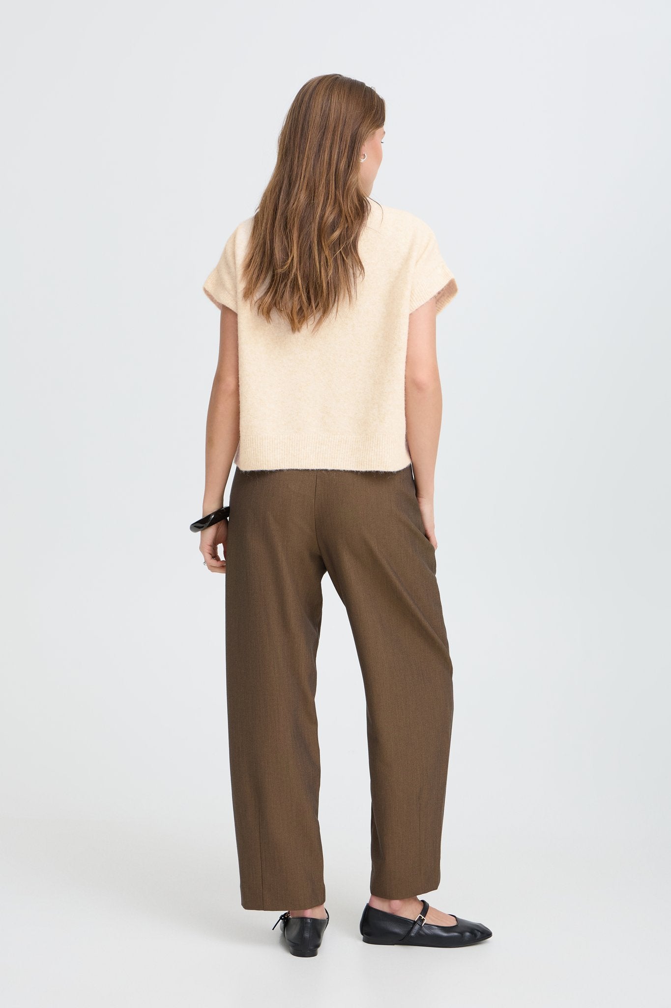 b.young Damen T-Shirts Birch Melange