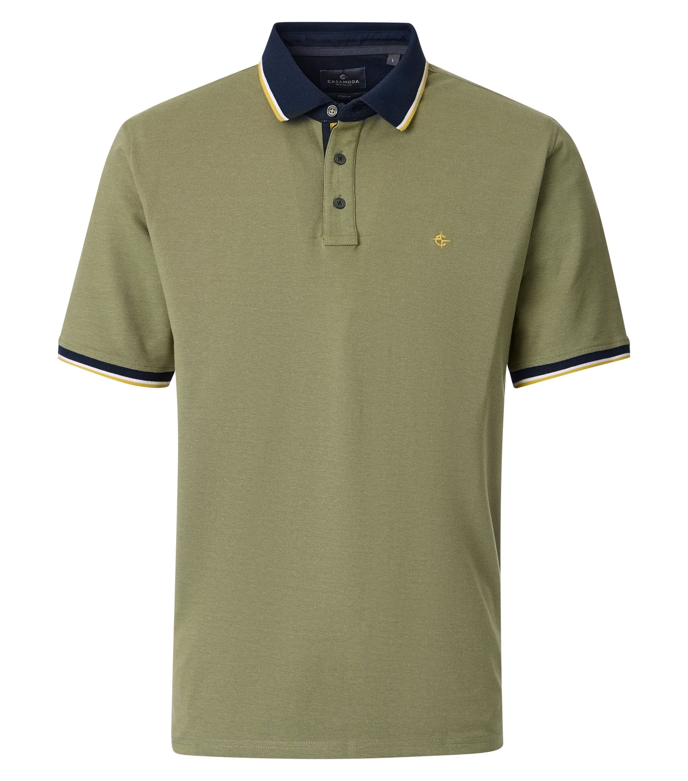 Casa Moda Herren Polo-Shirts  Gruen