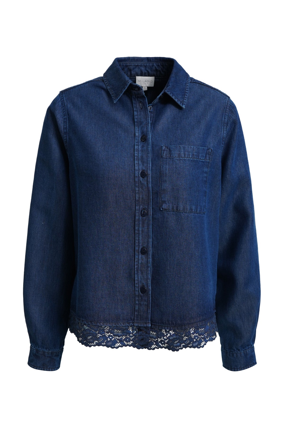 Milano Damen Blusen Dark Denim