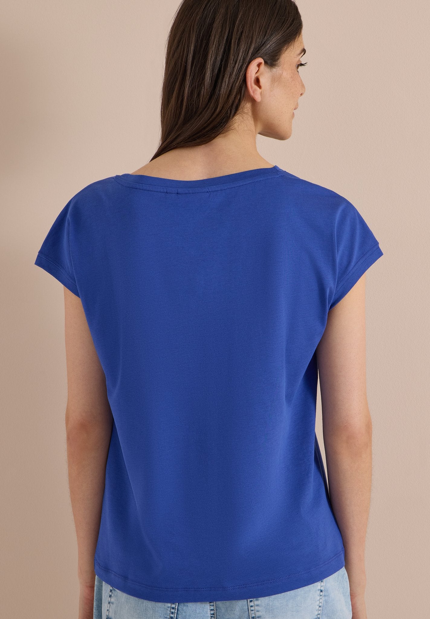 Cecil Damen T-Shirts  Deep Rive