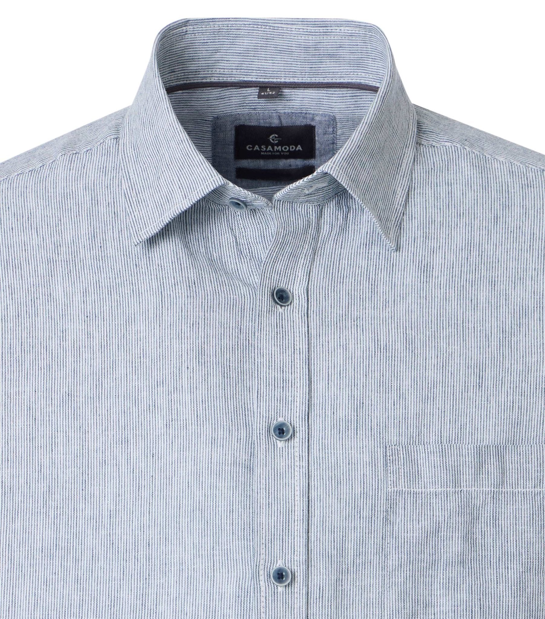 Casa Moda Herren Hemden kurz  Blau