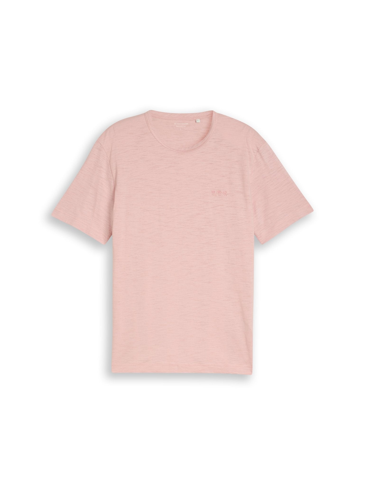 Tom Tailor Herren T-Shirts kurz Twinkle Pink