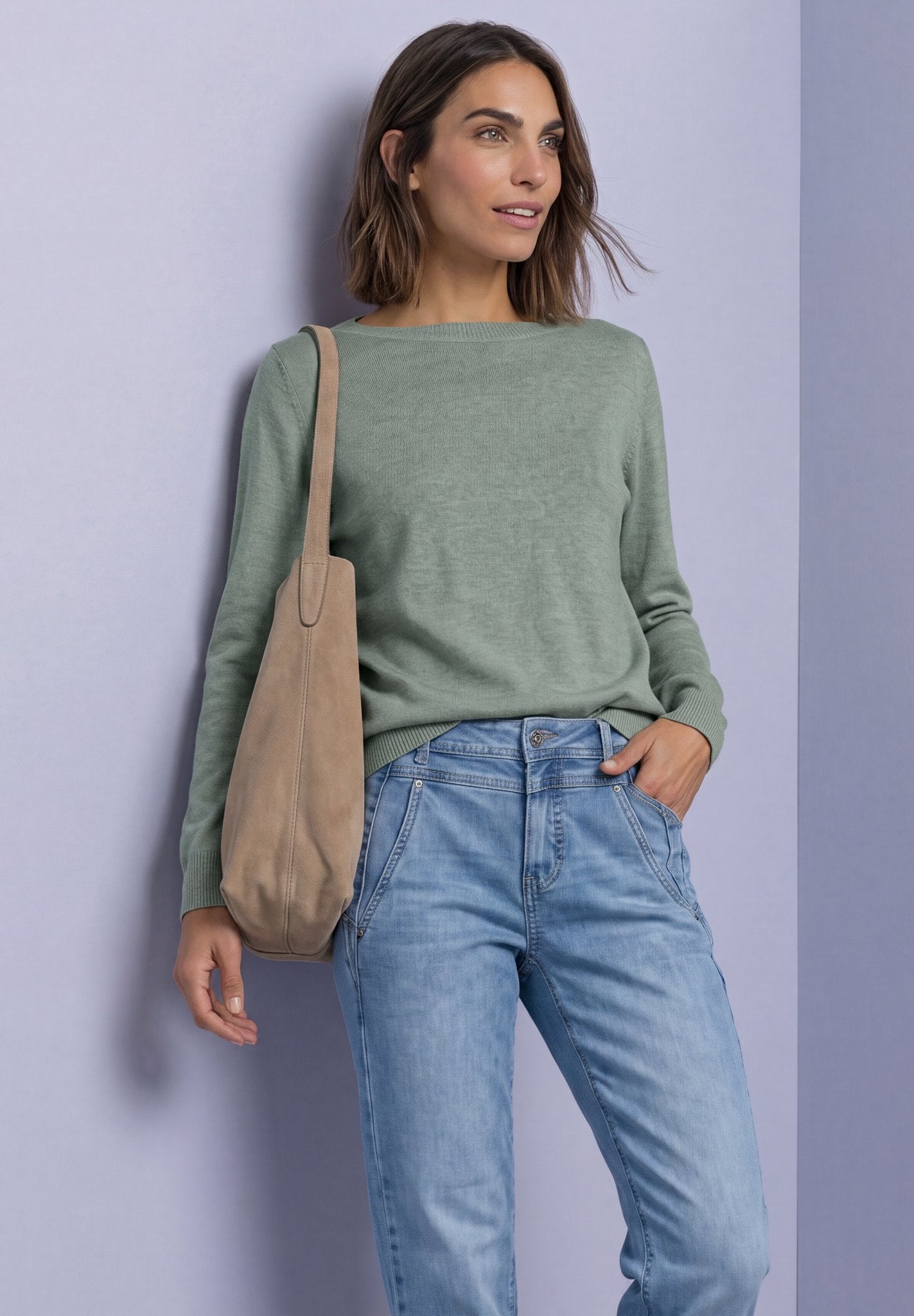 Street One Damen Pullover  Eucalyptu