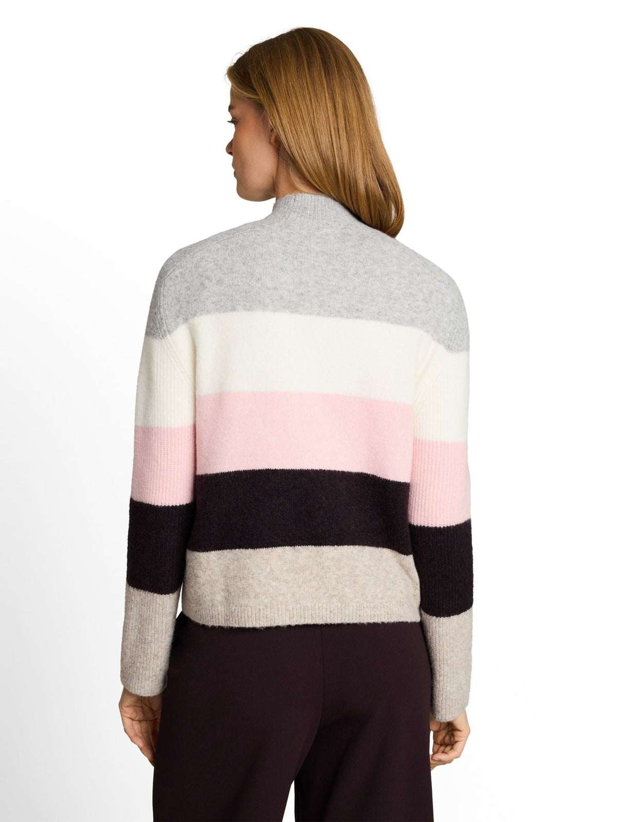Tom Tailor denim Damen Pullover Grey Pink Color