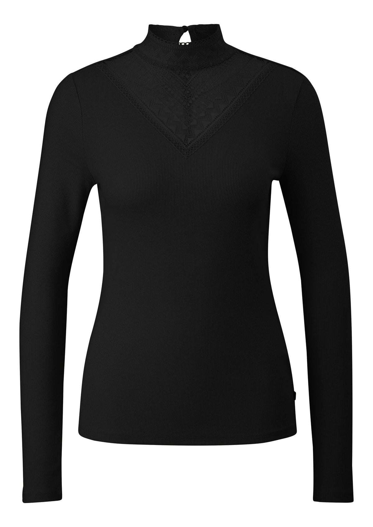 QS by S.Oliver Damen T-Shirts Grey/Black