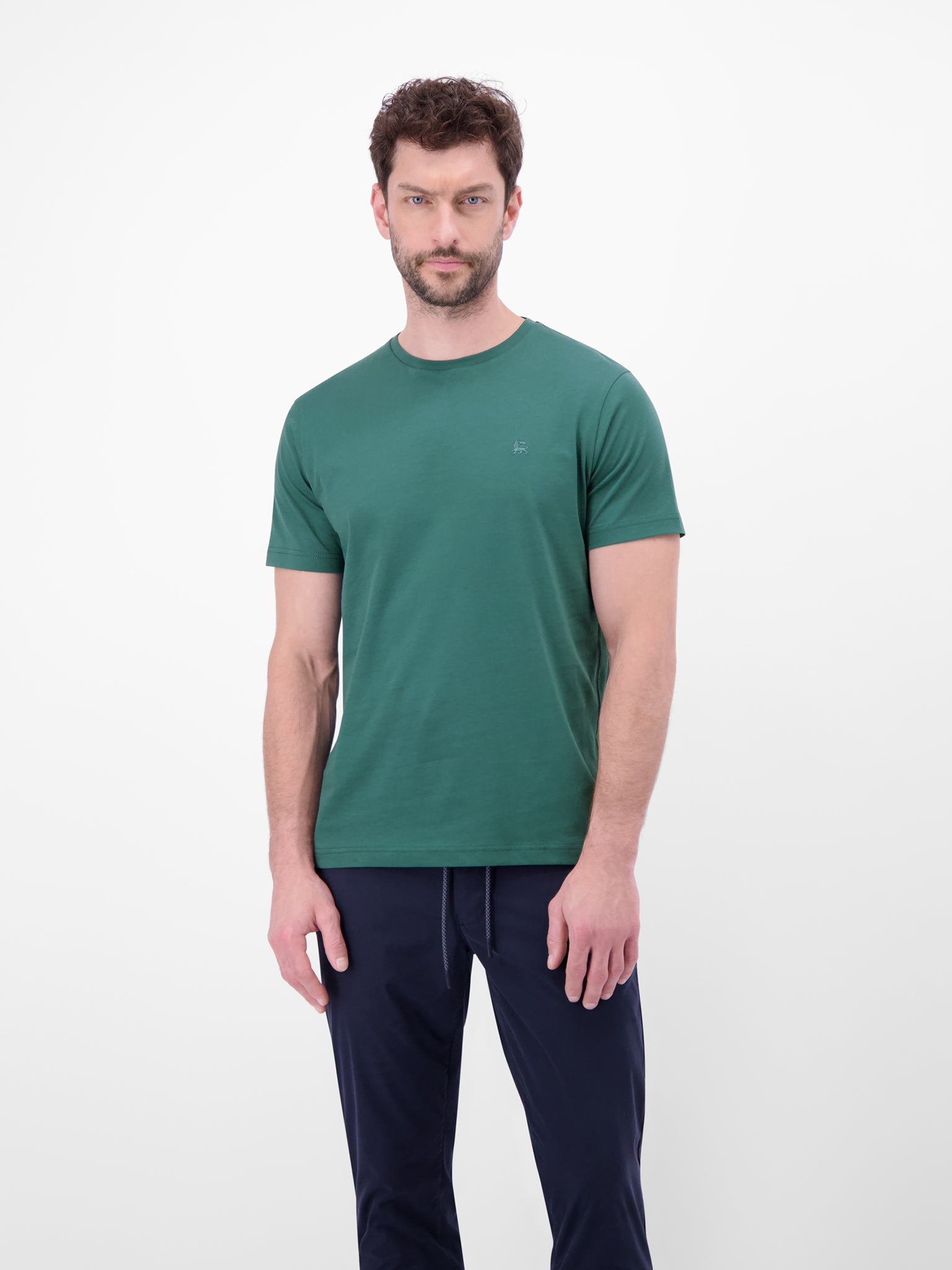 Lerros Herren T-Shirts kurz Soft Teal