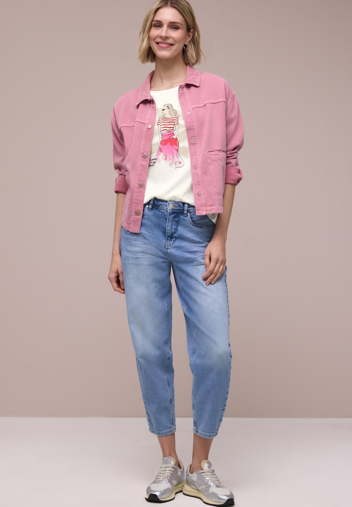 Street One Damen T-Shirts Off White