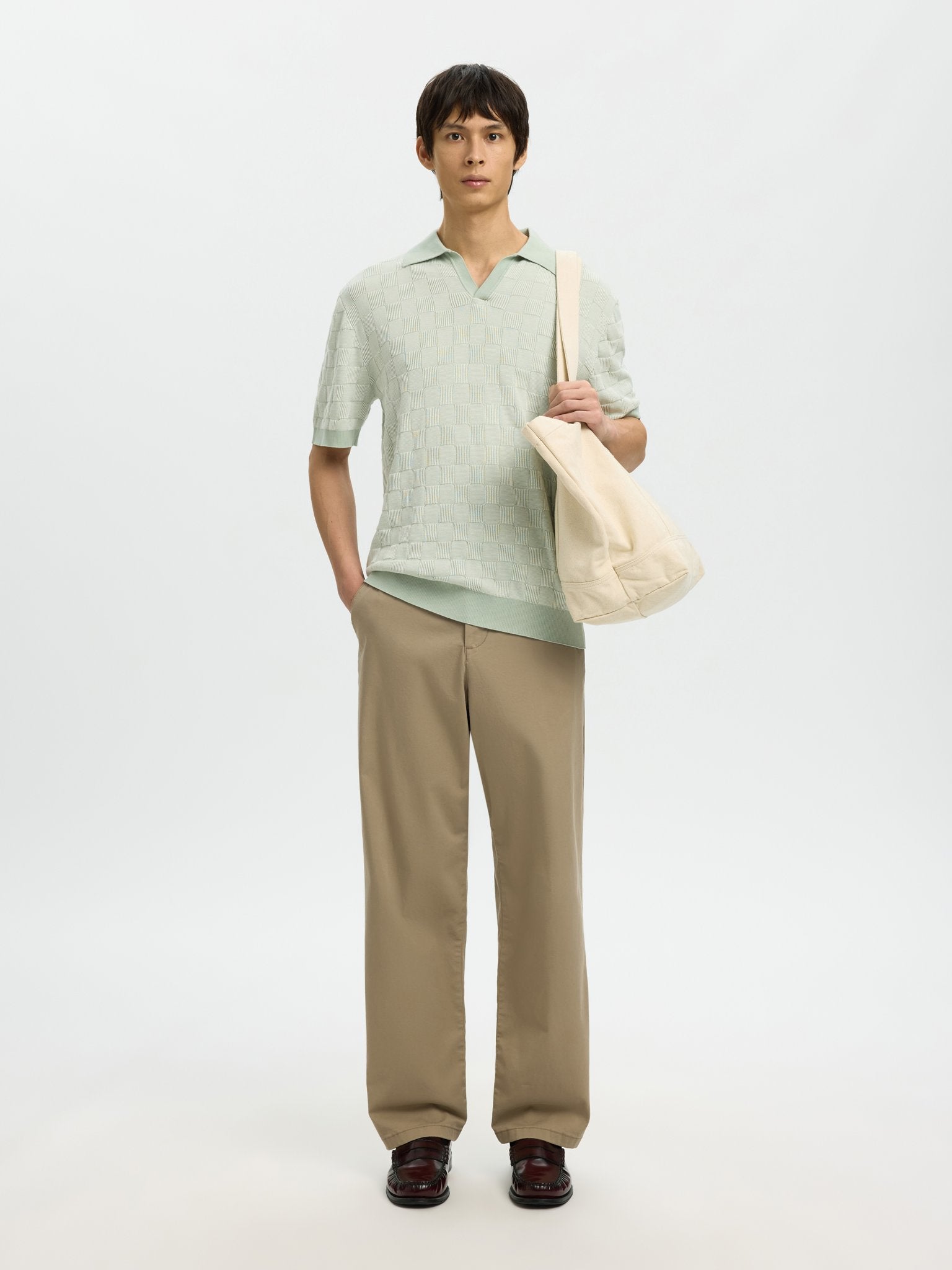 Selected homme Herren Polo-Shirts  Aqua