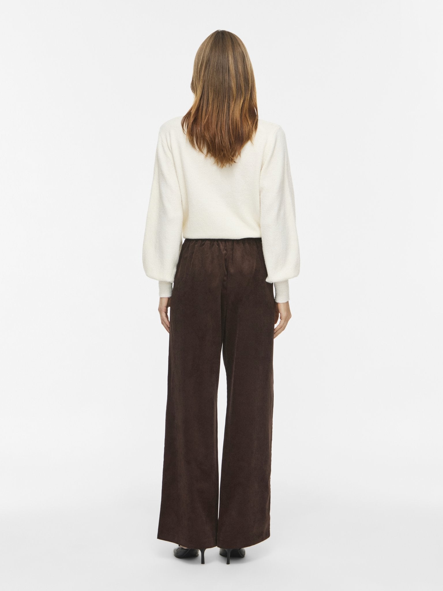 Vila Damen Hosen Coffee Bean
