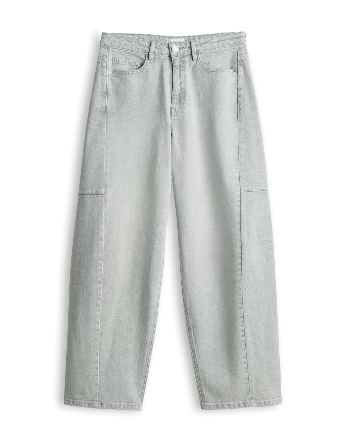 Opus Damen Jeans Bright Grey