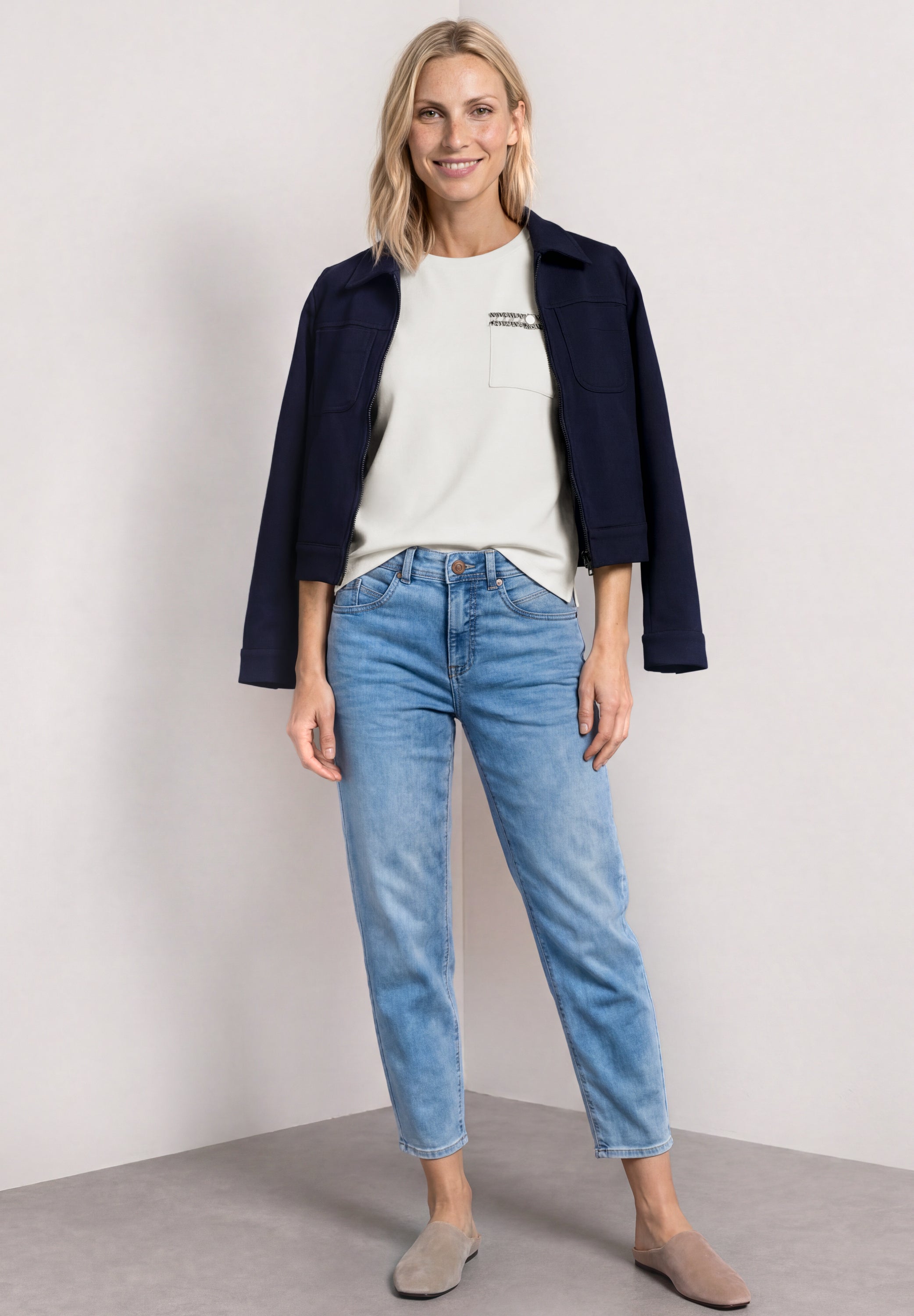 Street One Damen T-Shirts  Off White