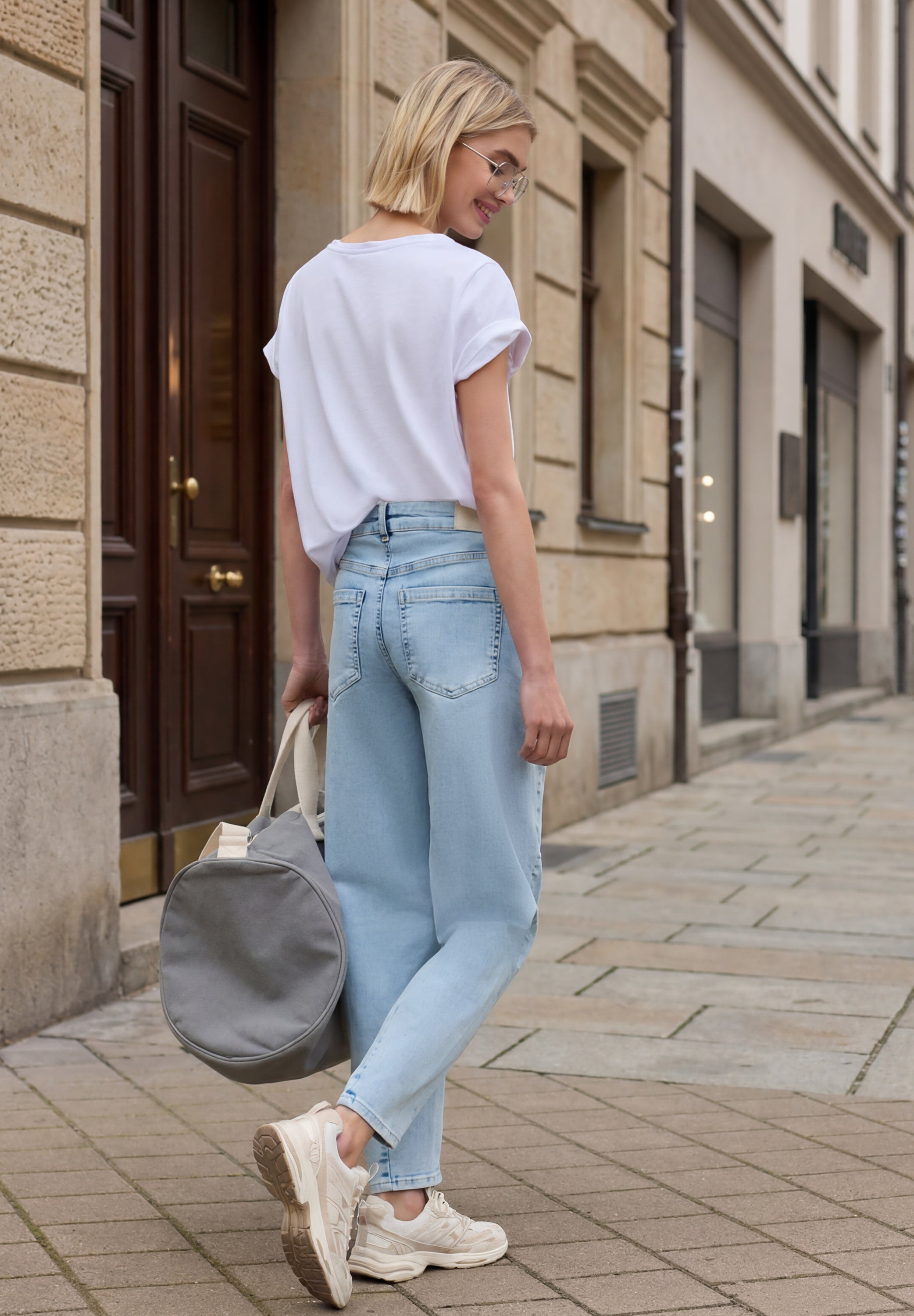 Street One Studio Damen Hosen  Ultra Ble