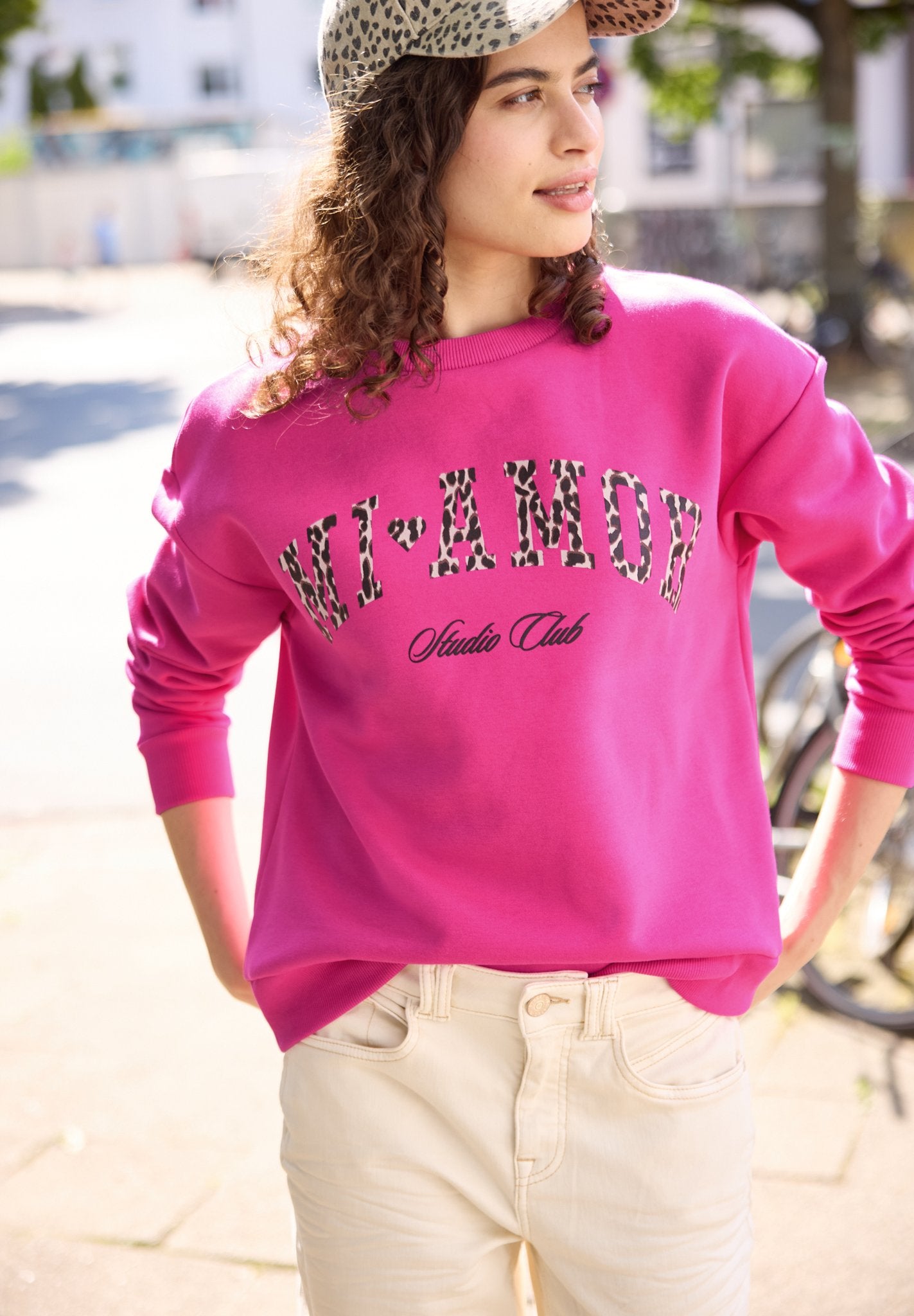 Street One Studio Damen Pullover  Ruby Rasp