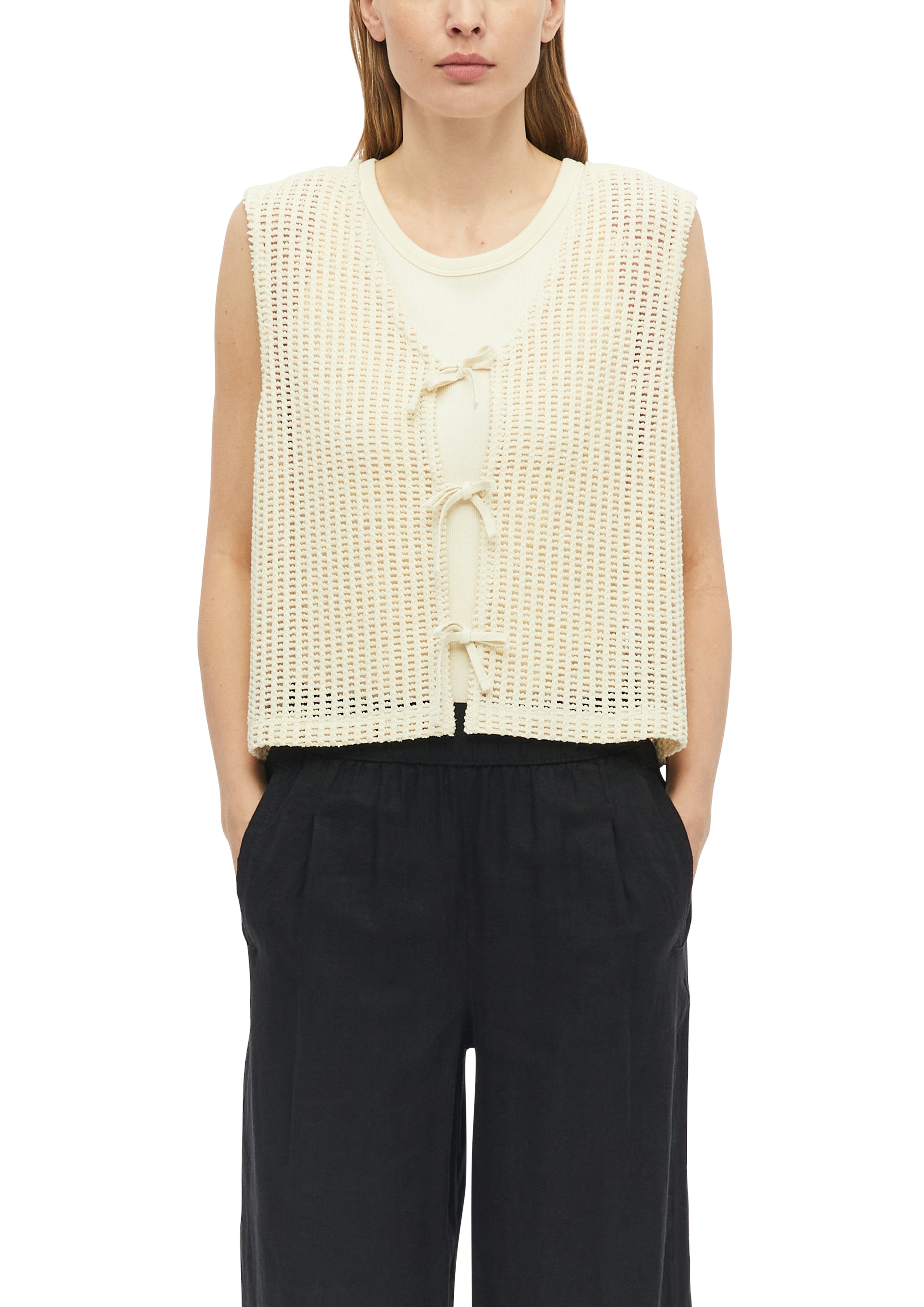 S. Oliver red Damen Indoorwesten Brown