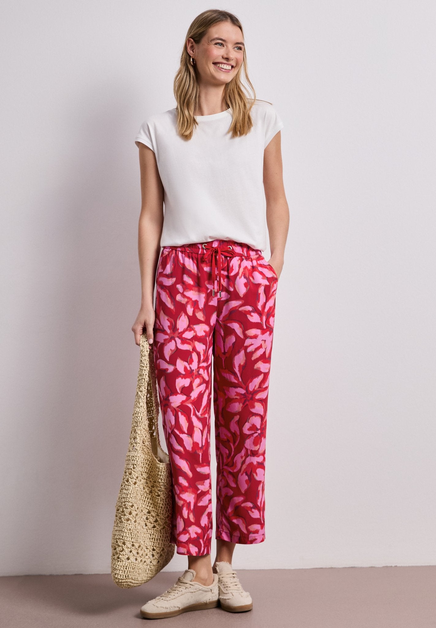 Street One Damen Hosen  Salsa Red