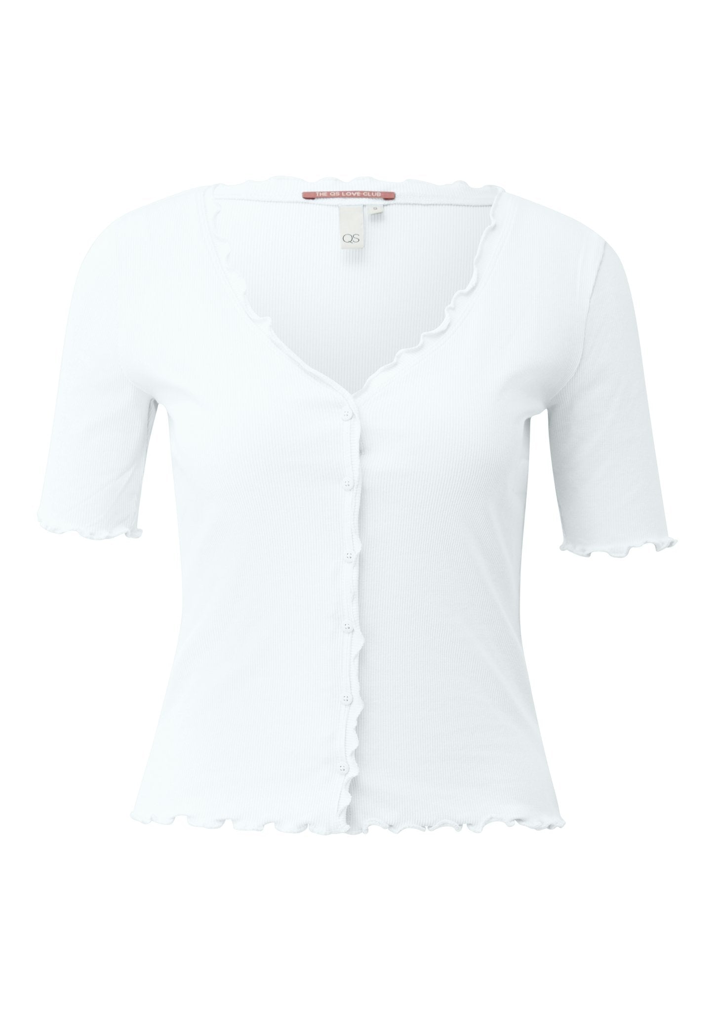 QS by S.Oliver Damen T-Shirts White