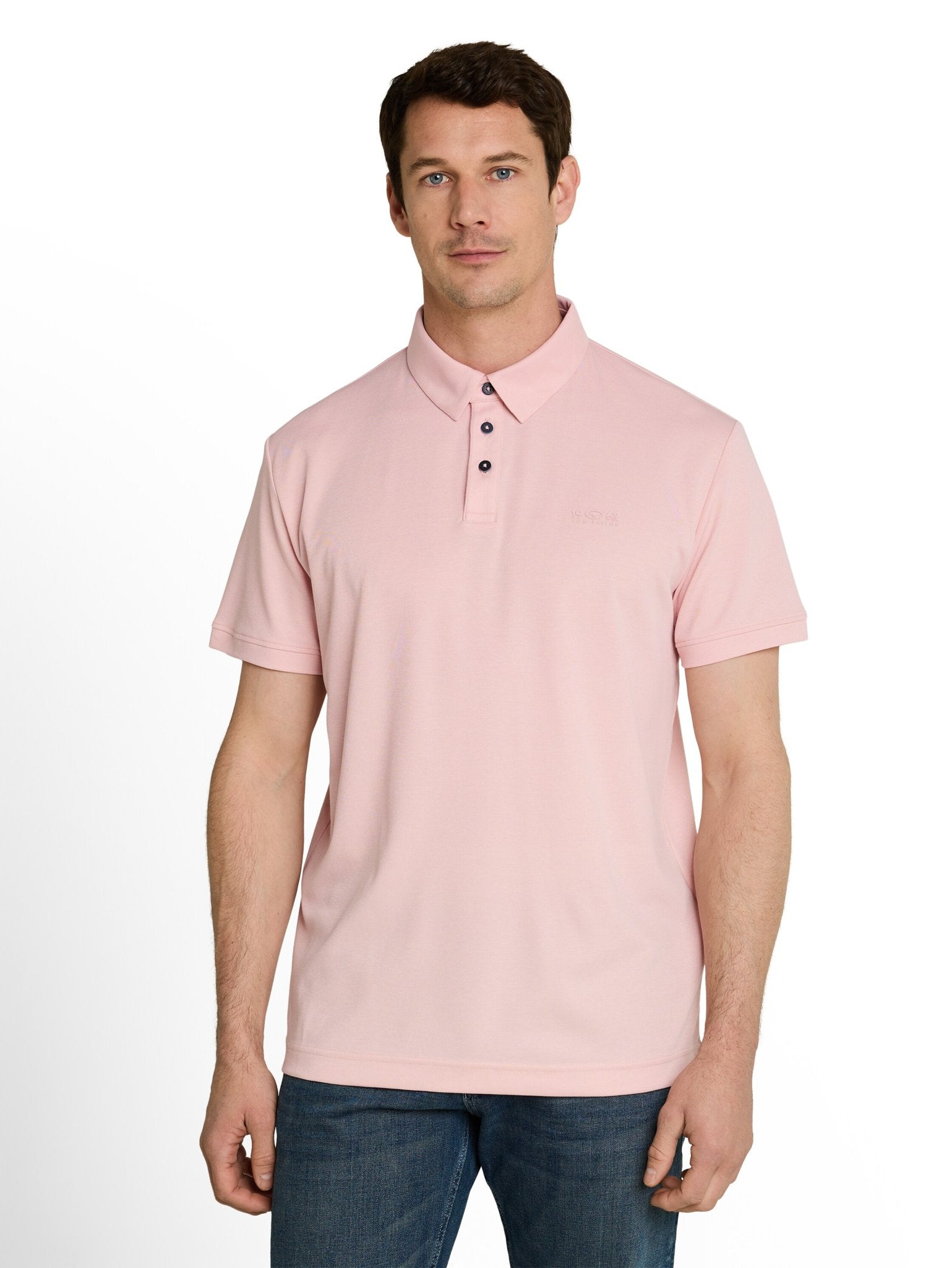 Tom Tailor Herren Polo-Shirts Twinkle Pink Tw