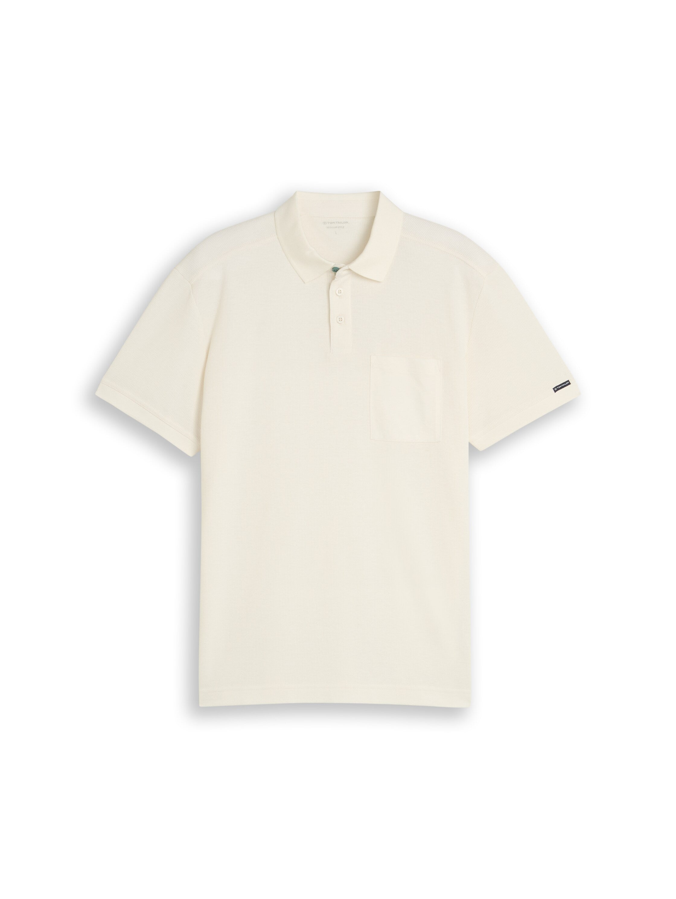 Tom Tailor Herren Polo-Shirts Gardenia White
