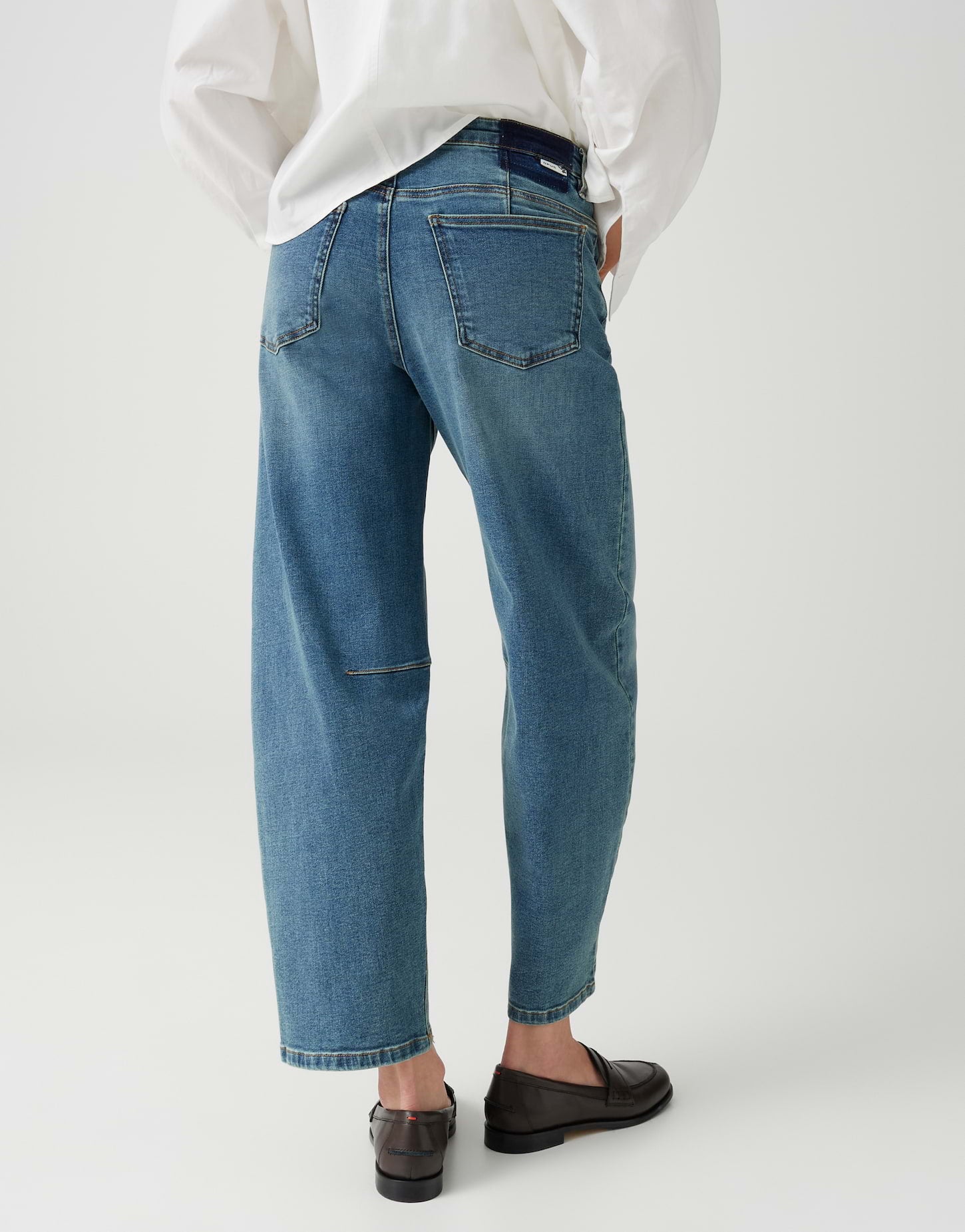 Opus Damen Jeans Mid Blue