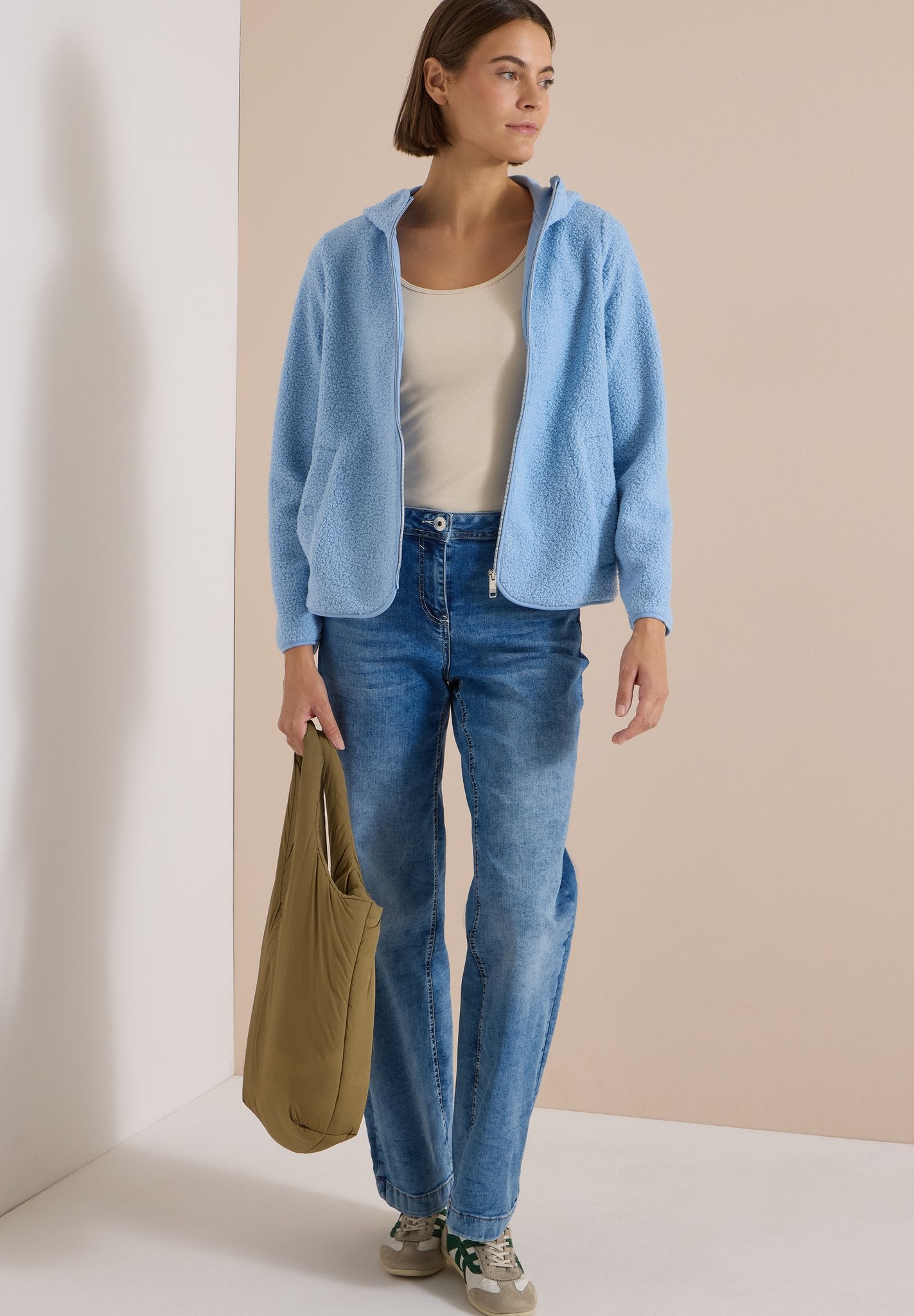Cecil Damen T-Shirts  Easy Blue
