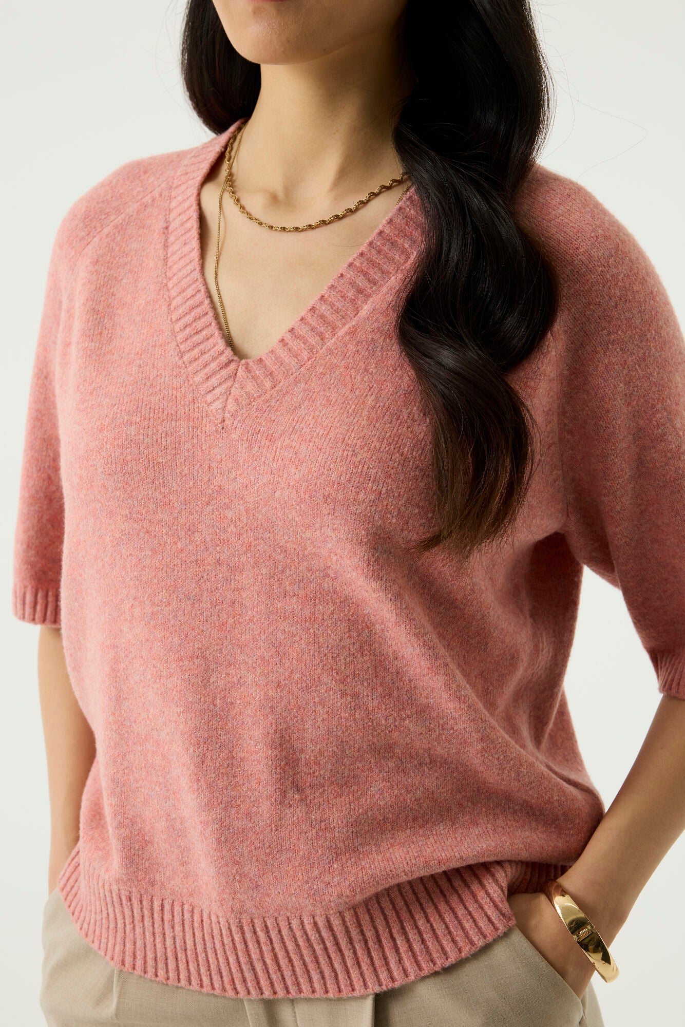 Garcia Damen Strickjacken Coral Dust