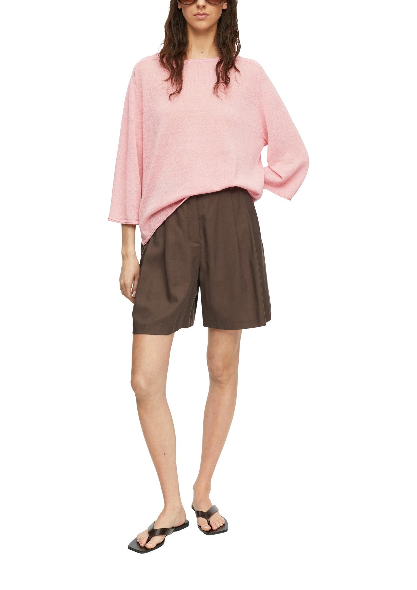 Comma Damen Pullover Lilac/Pink