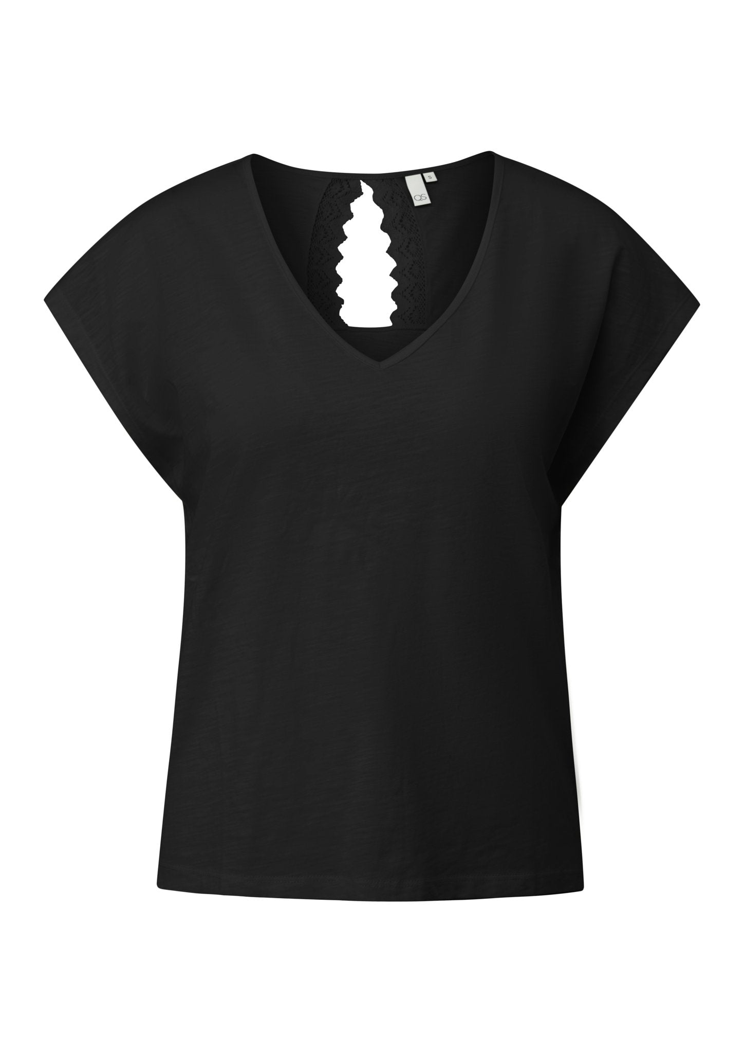 QS by S.Oliver Damen T-Shirts Grey/Black
