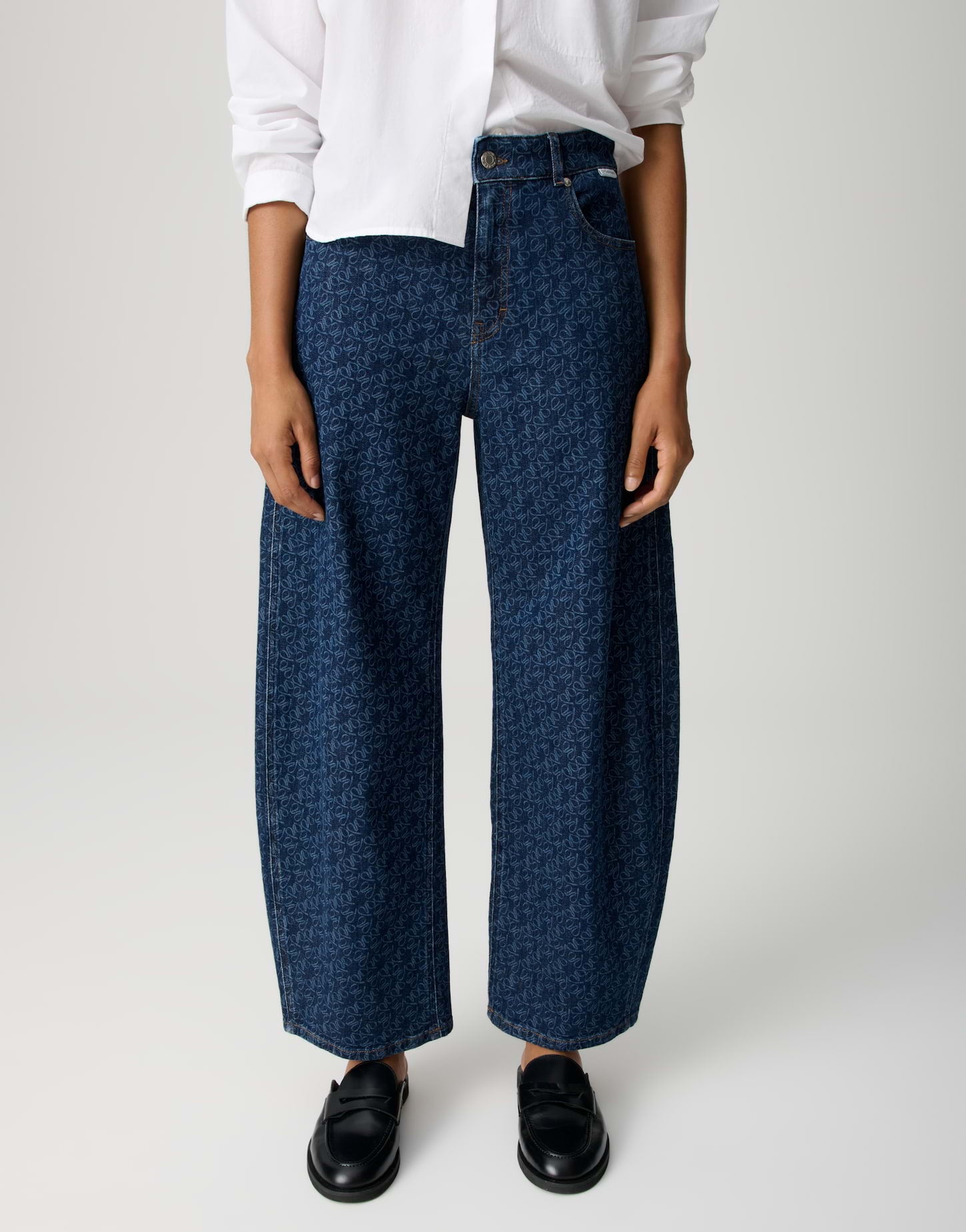Opus Pants Damen Jeans  Dark Blue