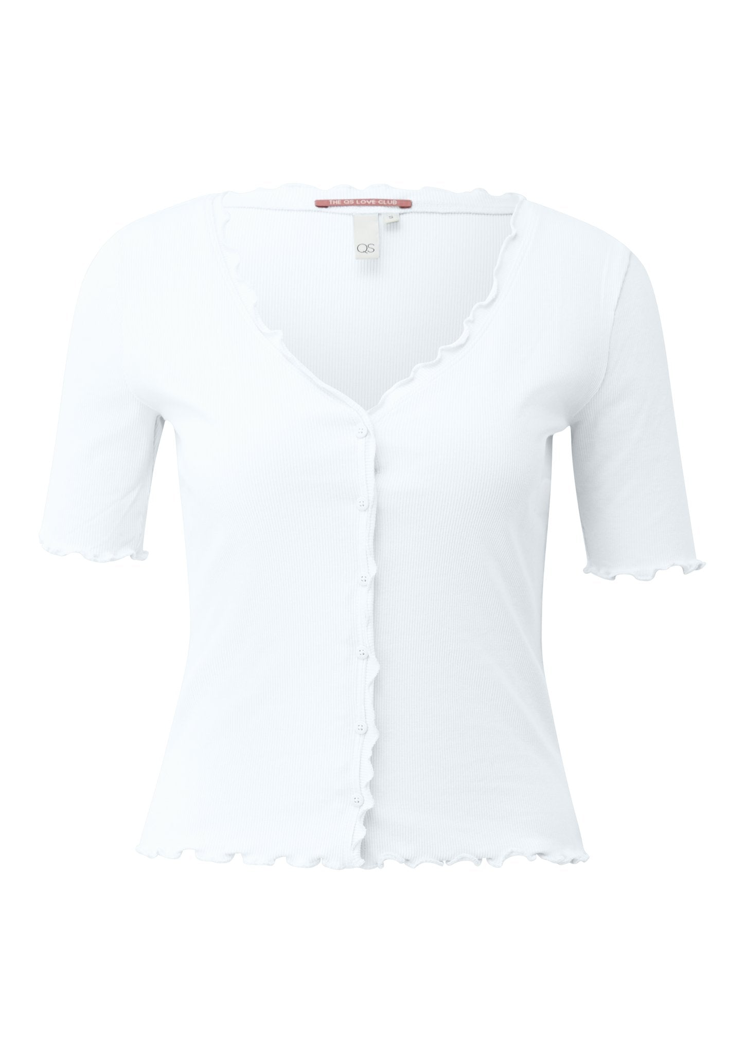 QS by S.Oliver Damen T-Shirts White