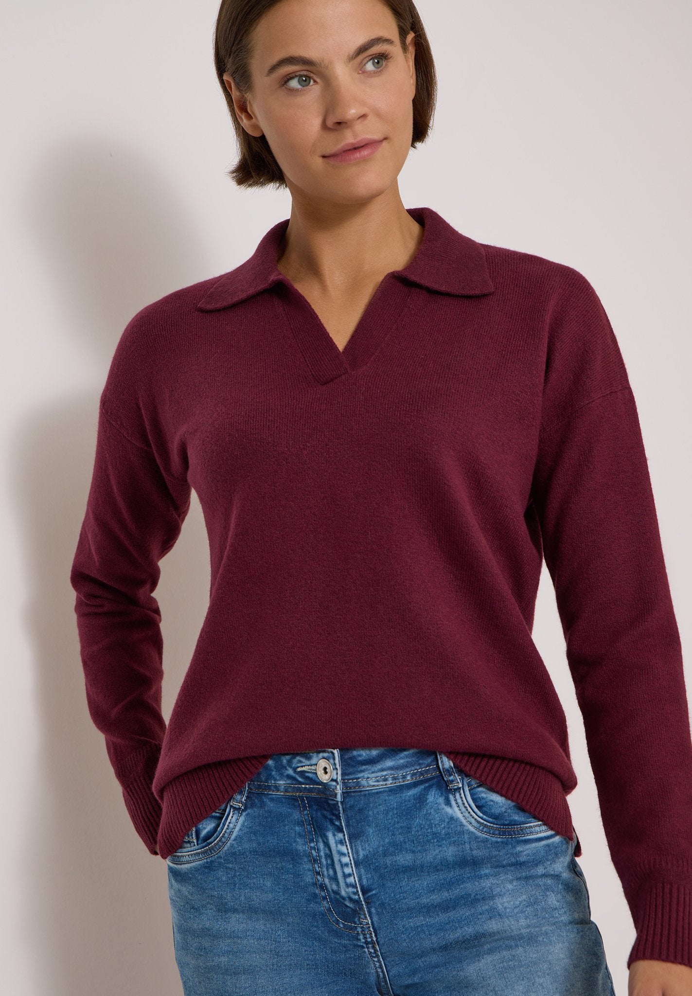 Cecil Damen Pullover  Red Wine