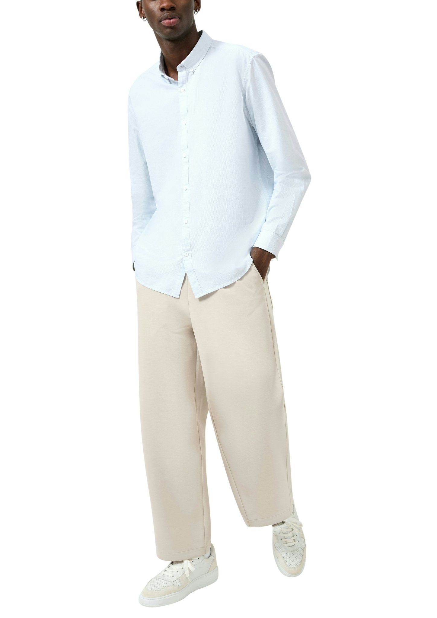 QS by S.Oliver Herren Hemden lang Blue