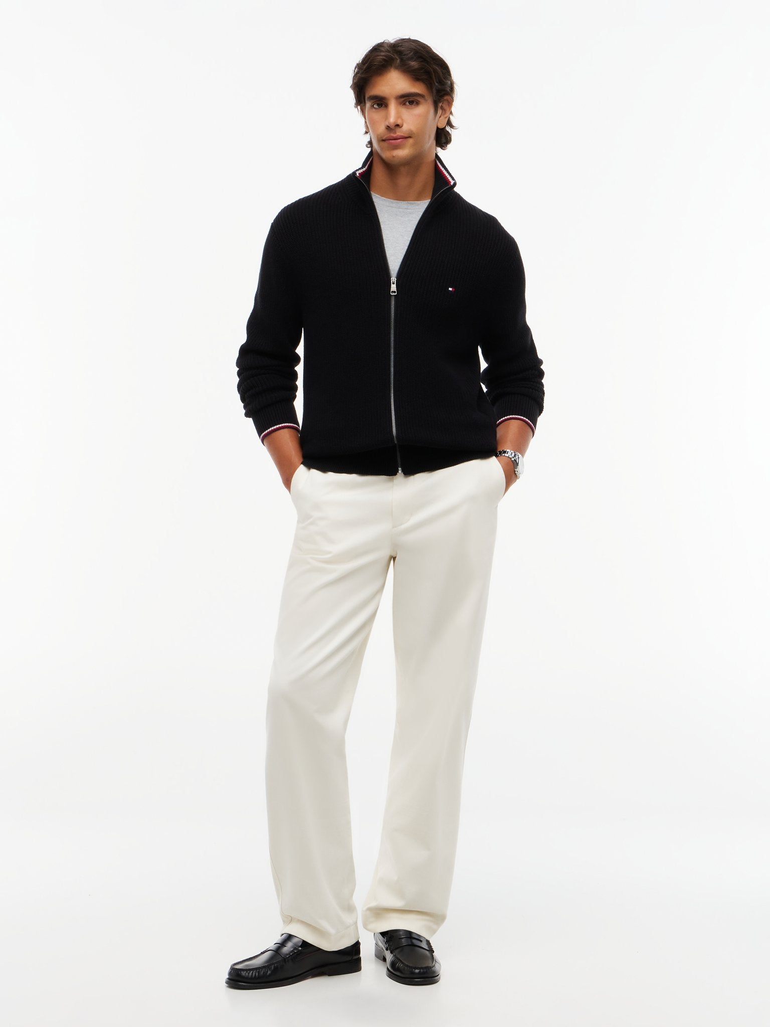 Tommy Hilfiger Herren Strickjacken Bds Black