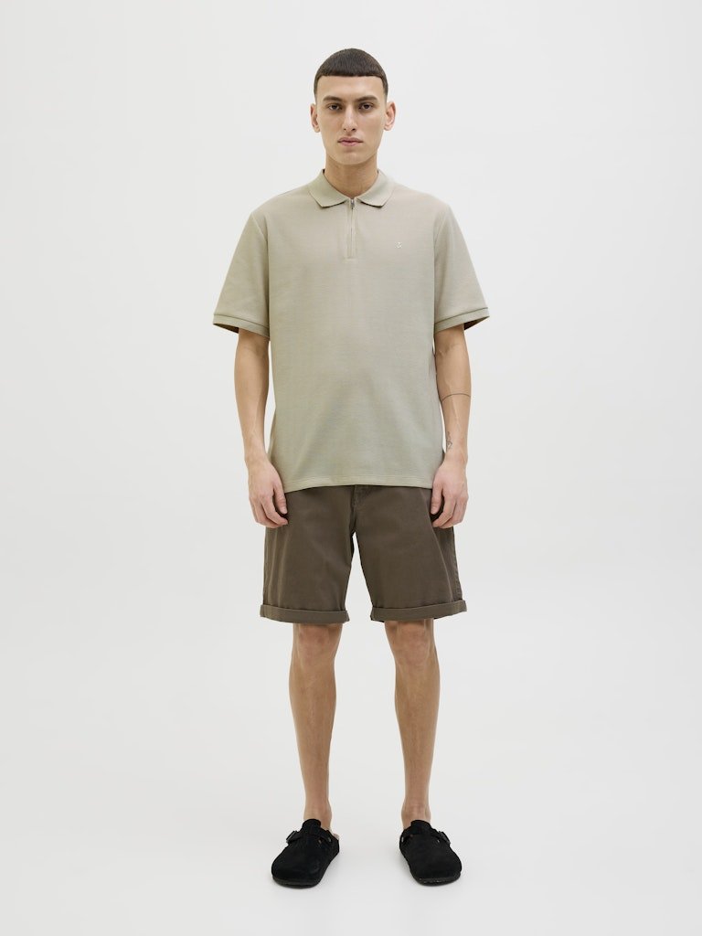 Jack & Jones Herren Polo-Shirts Moonbeam/Classi