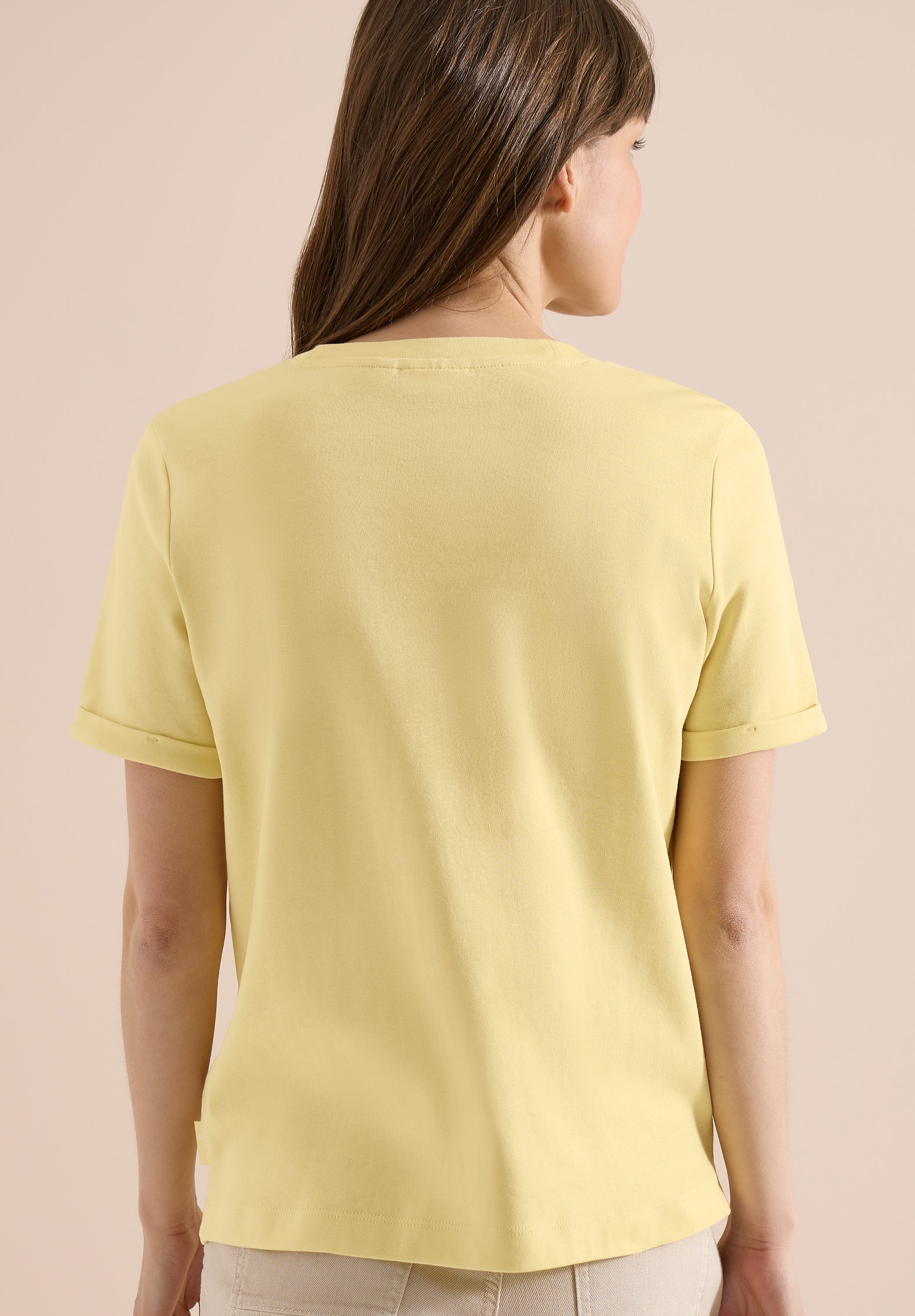 Cecil Damen T-Shirts  Buttermil