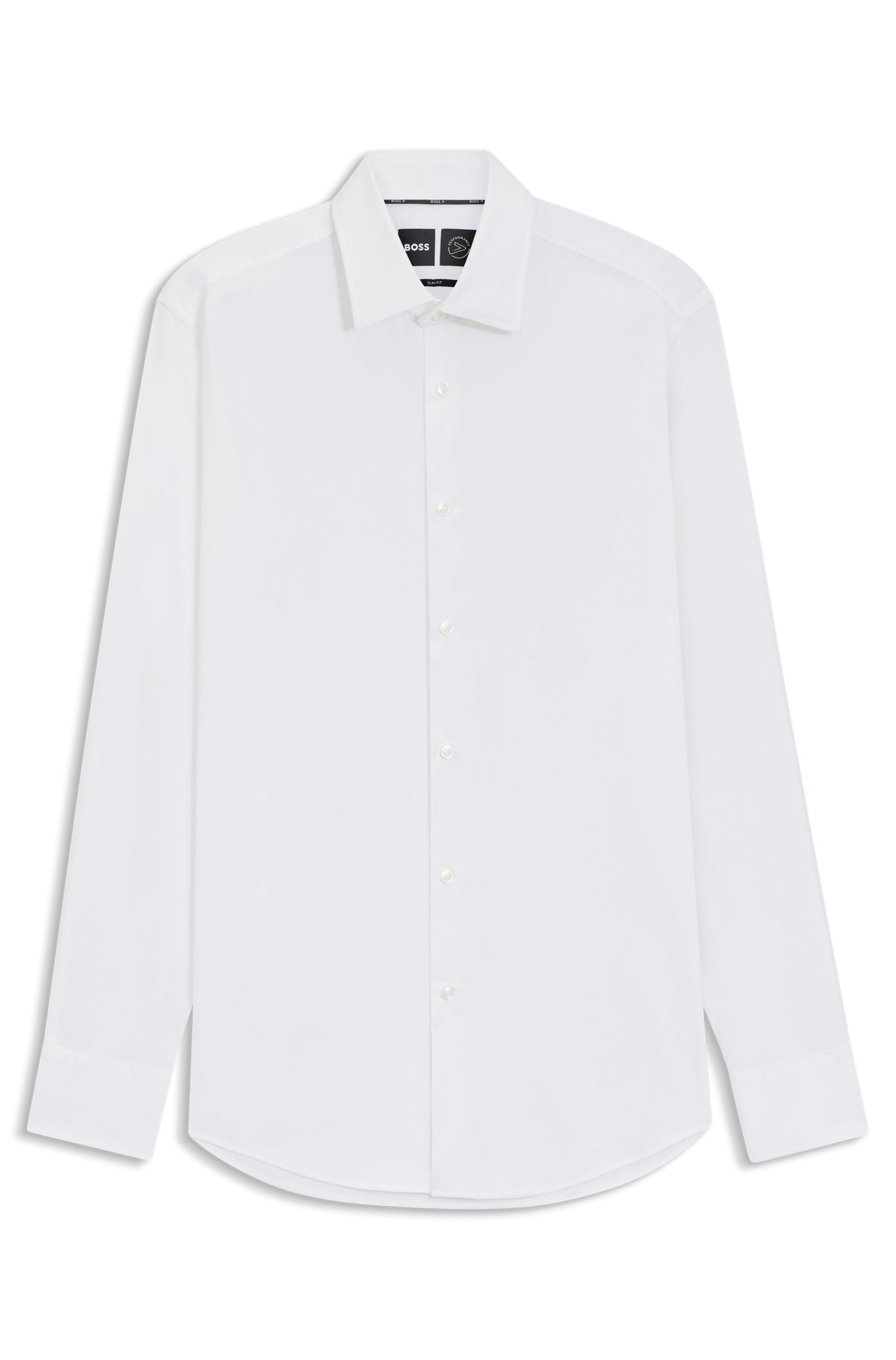 Boss Herren Hemden lang White